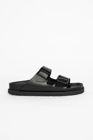 Arizona Nappa Sandal Black Strap