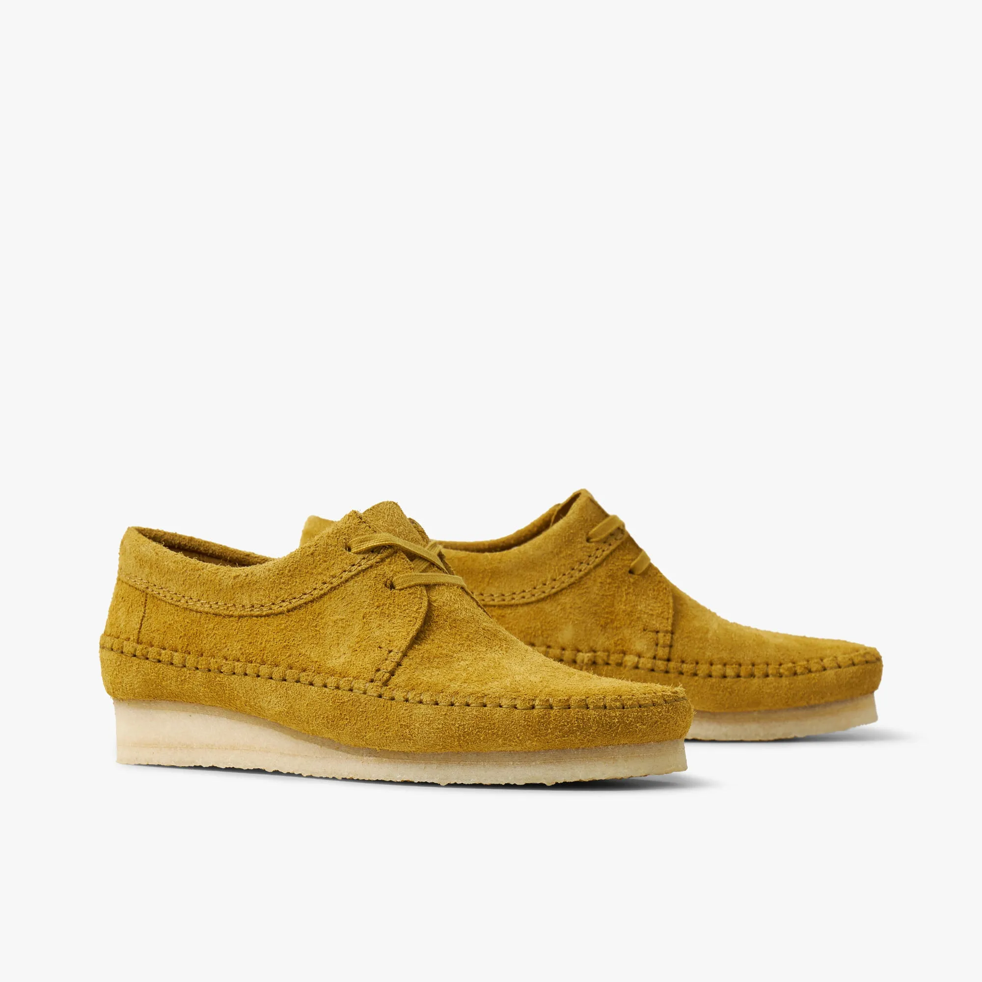Clarks Originals Wallabee Weaver / Olive Suede for smooth surfaces