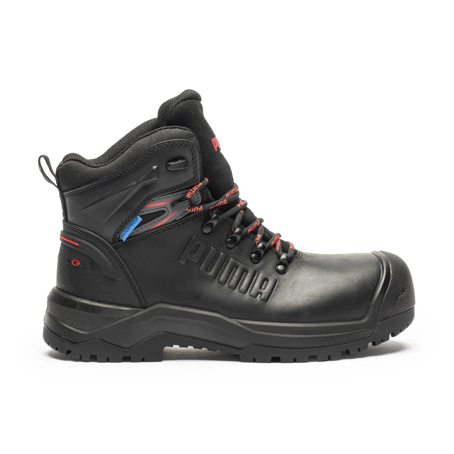 Light Walking Iron Black Men's 6" Composite Toe Work Boots 632743