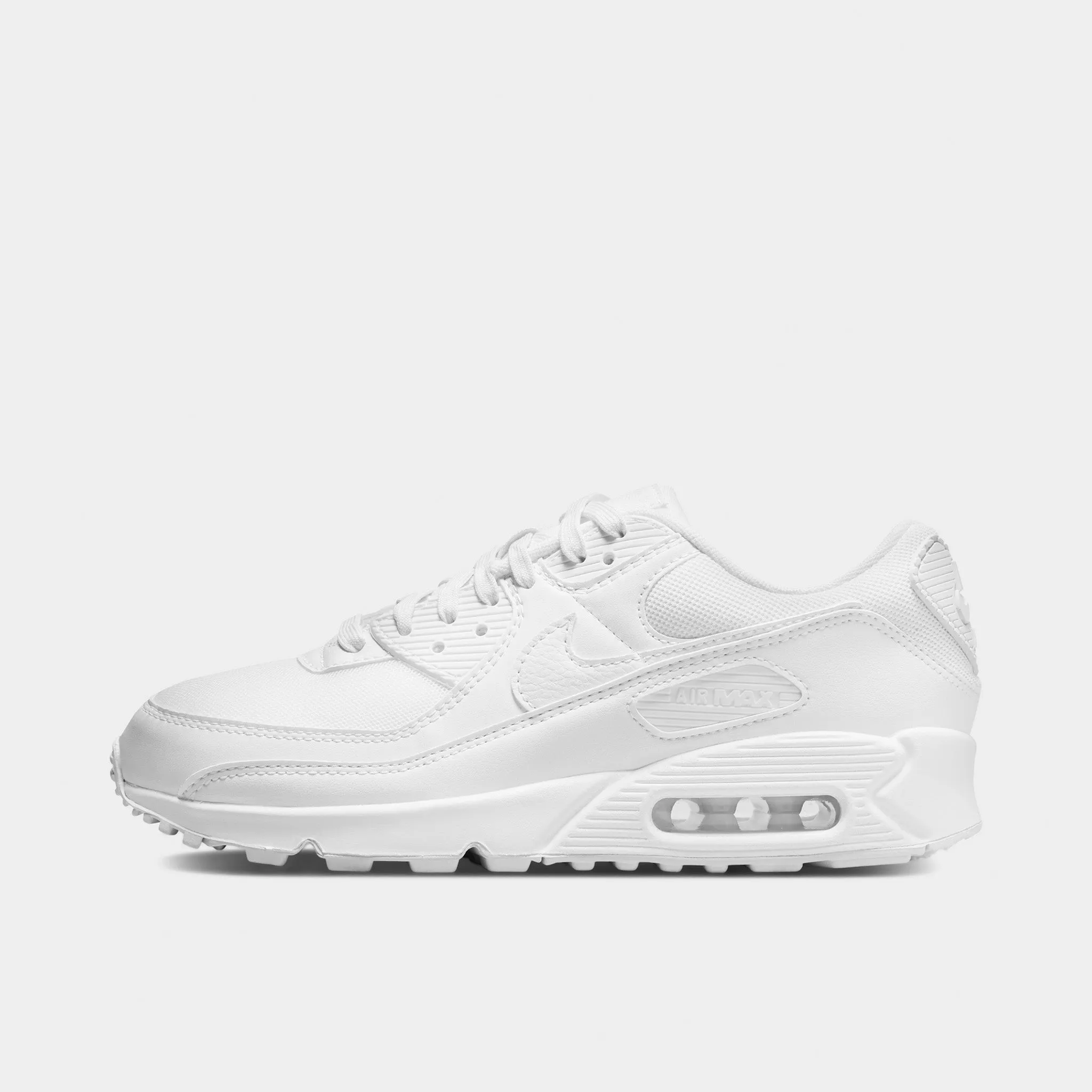 Maximum Performance running for charity Nike Women's Air Max 90 White / White - White