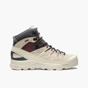 Salomon X-ALP Mid Leather GORE-TEX Almond Milk / Catawba Grape - Turbulence Mom Safe