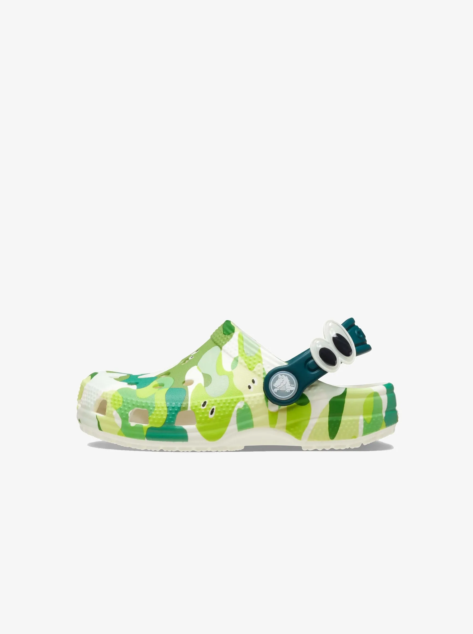 Classic Glow Slime Monsters Clog Infants Lightweight Outdoor Footwear