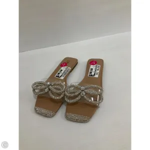 Sandals Flats By International Concepts In Silver, Size: 6 City Ready