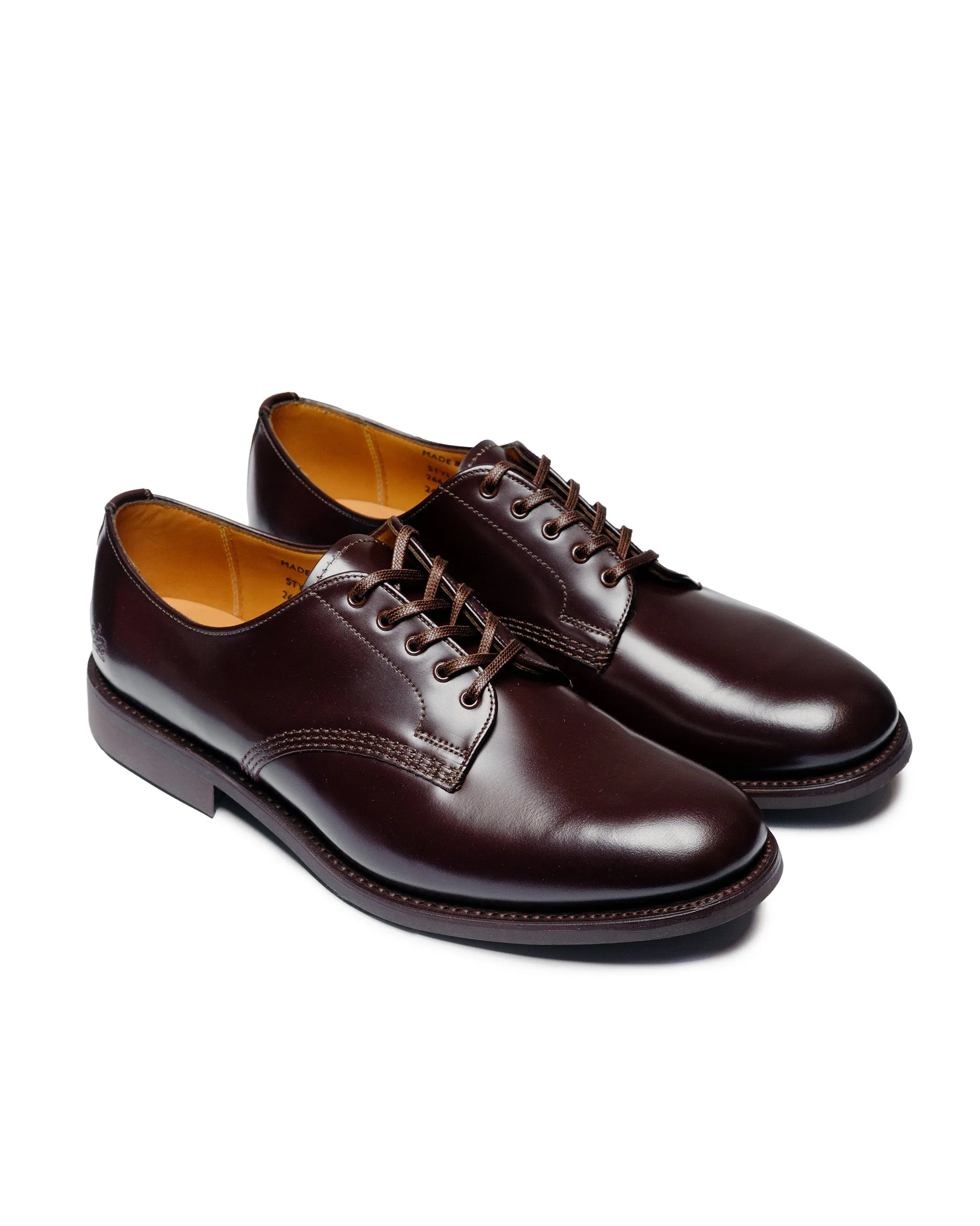 Unique Look Sanders 2246R Military Officer Shoe Burgundy