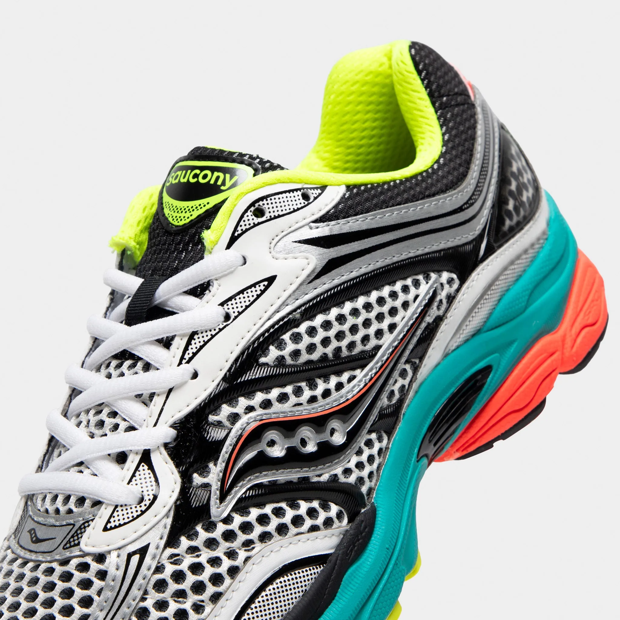 Energy Lift lace - up - design shoes Saucony ProGrid Omni 9 Silver / Multi