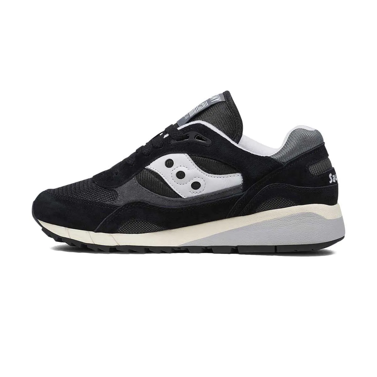 Sunrise Path Feet Ease Saucony Shadow 6000 'Black/Grey' Men's Shoes