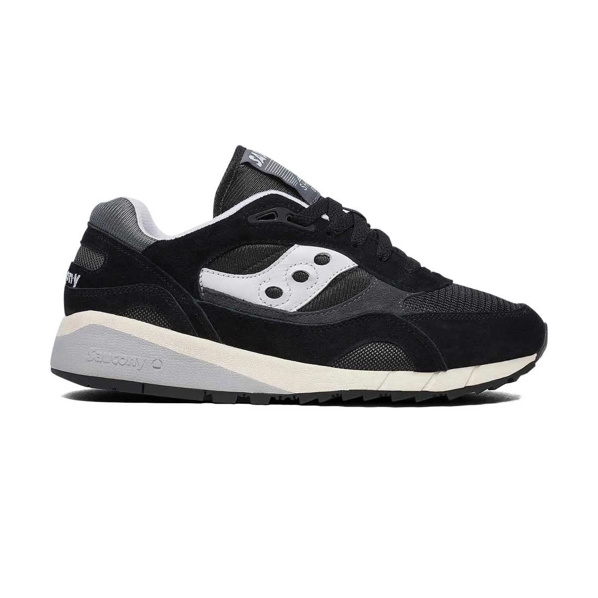 orthopedic Quick Dash Saucony Shadow 6000 'Black/Grey' Men's Shoes