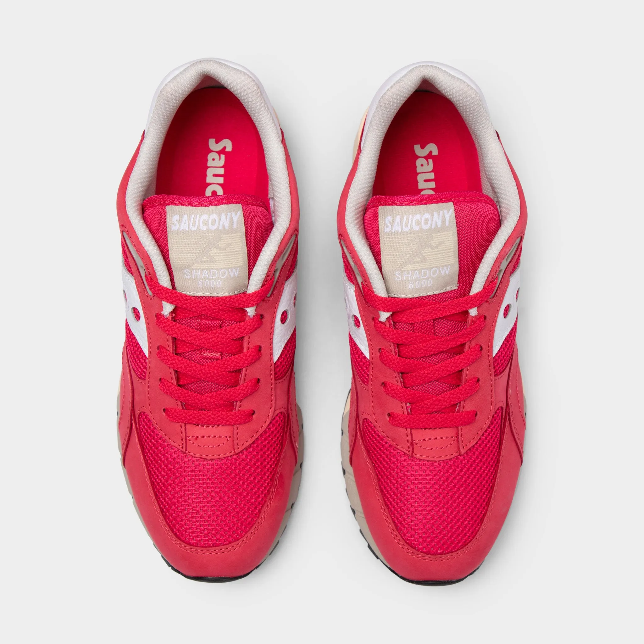 Saucony Shadow 6000 Premium Red / White Air Zoom Air Cushioning