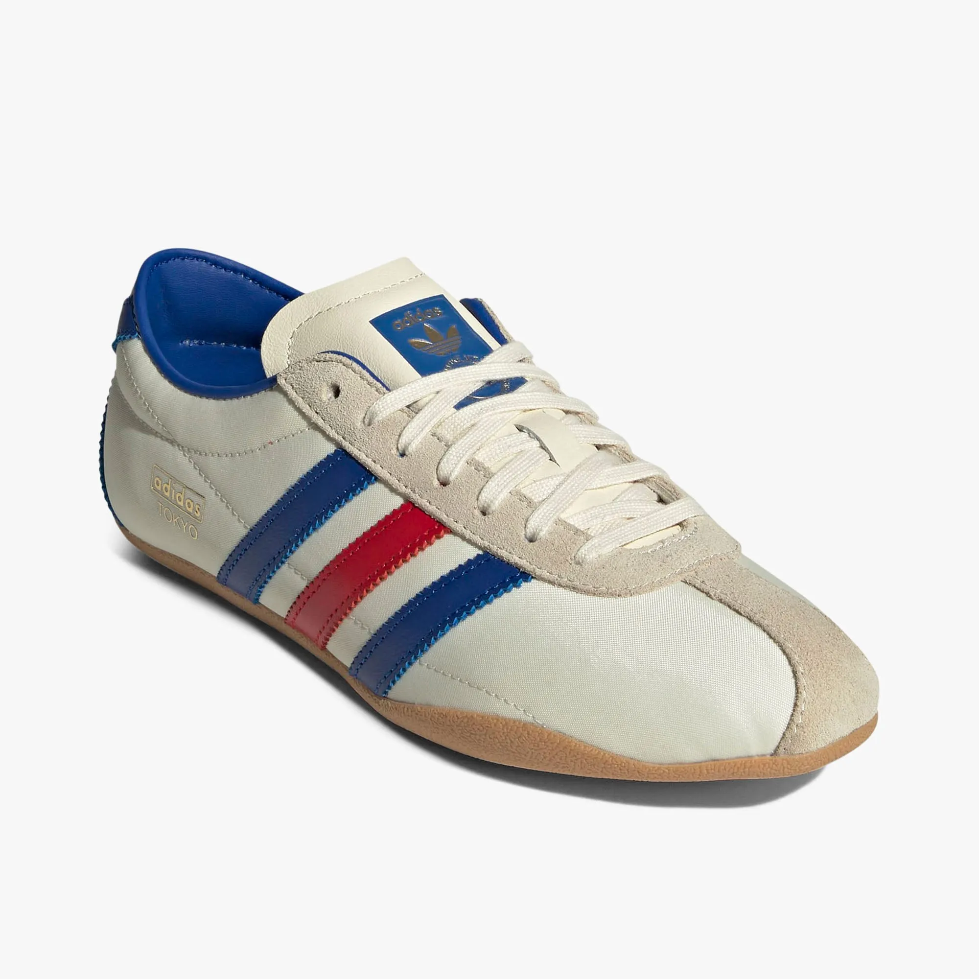 adidas Women's Tokyo Cream White / Team Royal Blue Responsive bounce