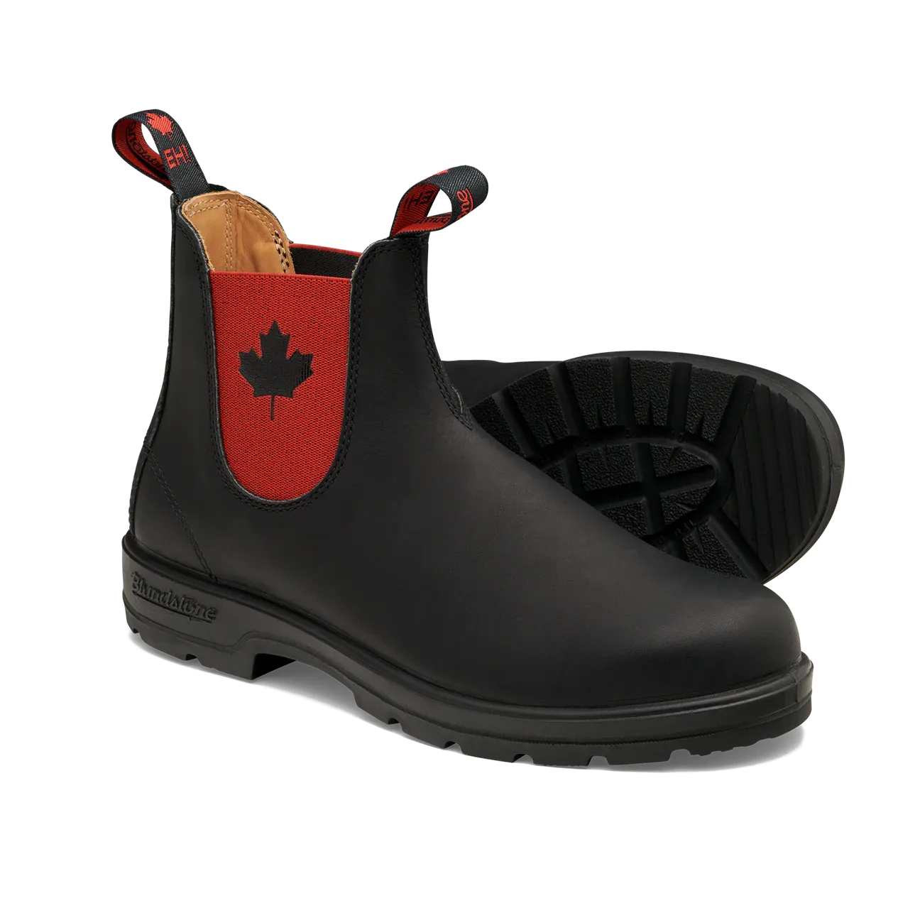 Blundstone Eh! Boot Black w/Red Elastic - 1474 Protective Build Reinforced Form Nature Lover