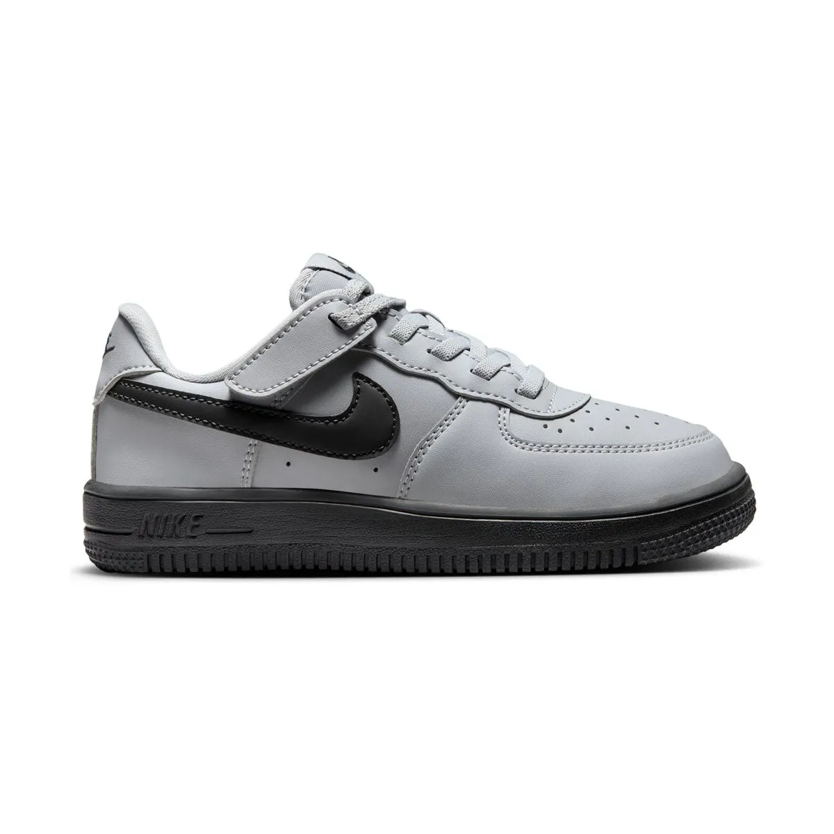 Nike Force 1 Low EasyOn 'Wolf Grey' Little Kids' Shoes Flexible Use Walk Daily