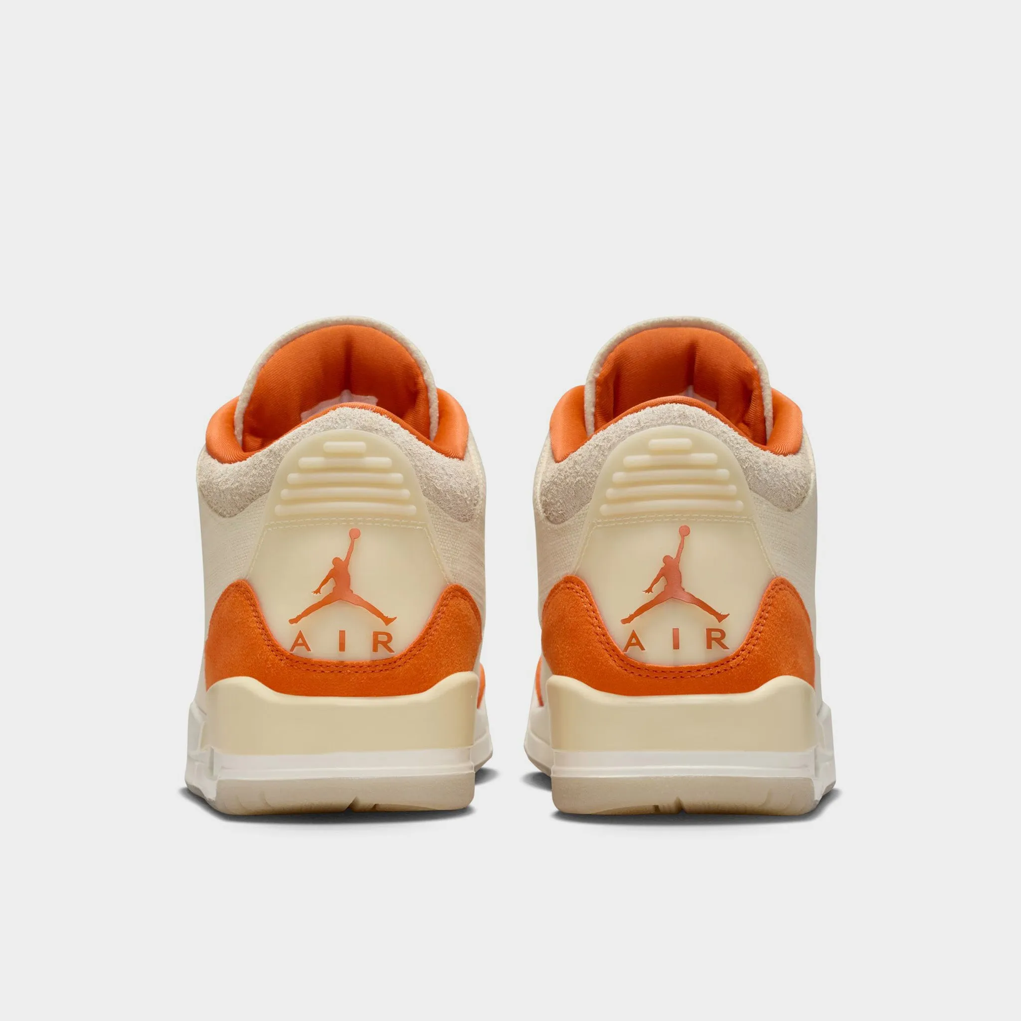 Compression Molded Cushion Match Ready Structure Jordan Women's 3 Retro Orange Trance / Sail - Starfish