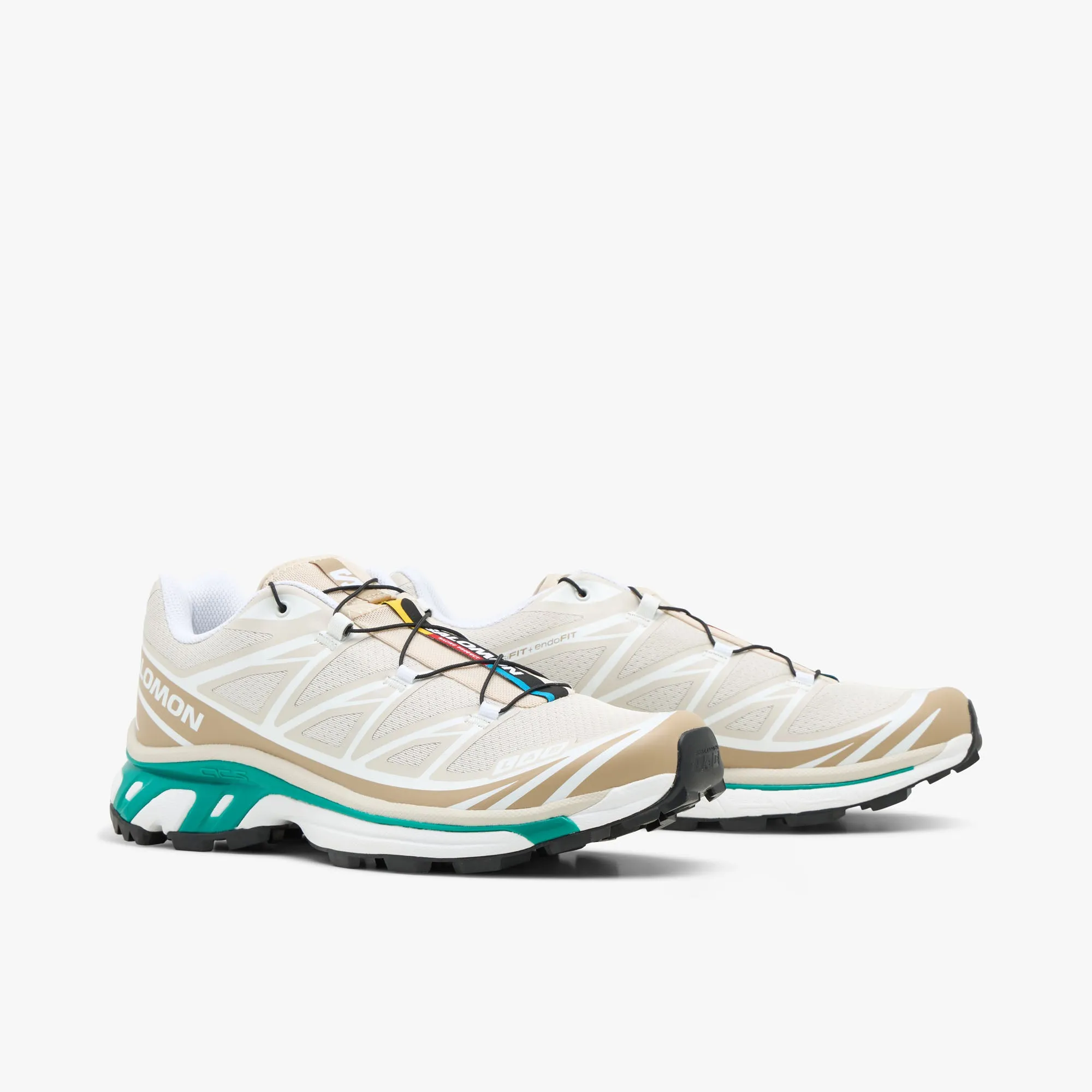 Salomon XT-6 Rainy Day / Chinchilla - Dynasty Green Dance Floor Dry Fast
