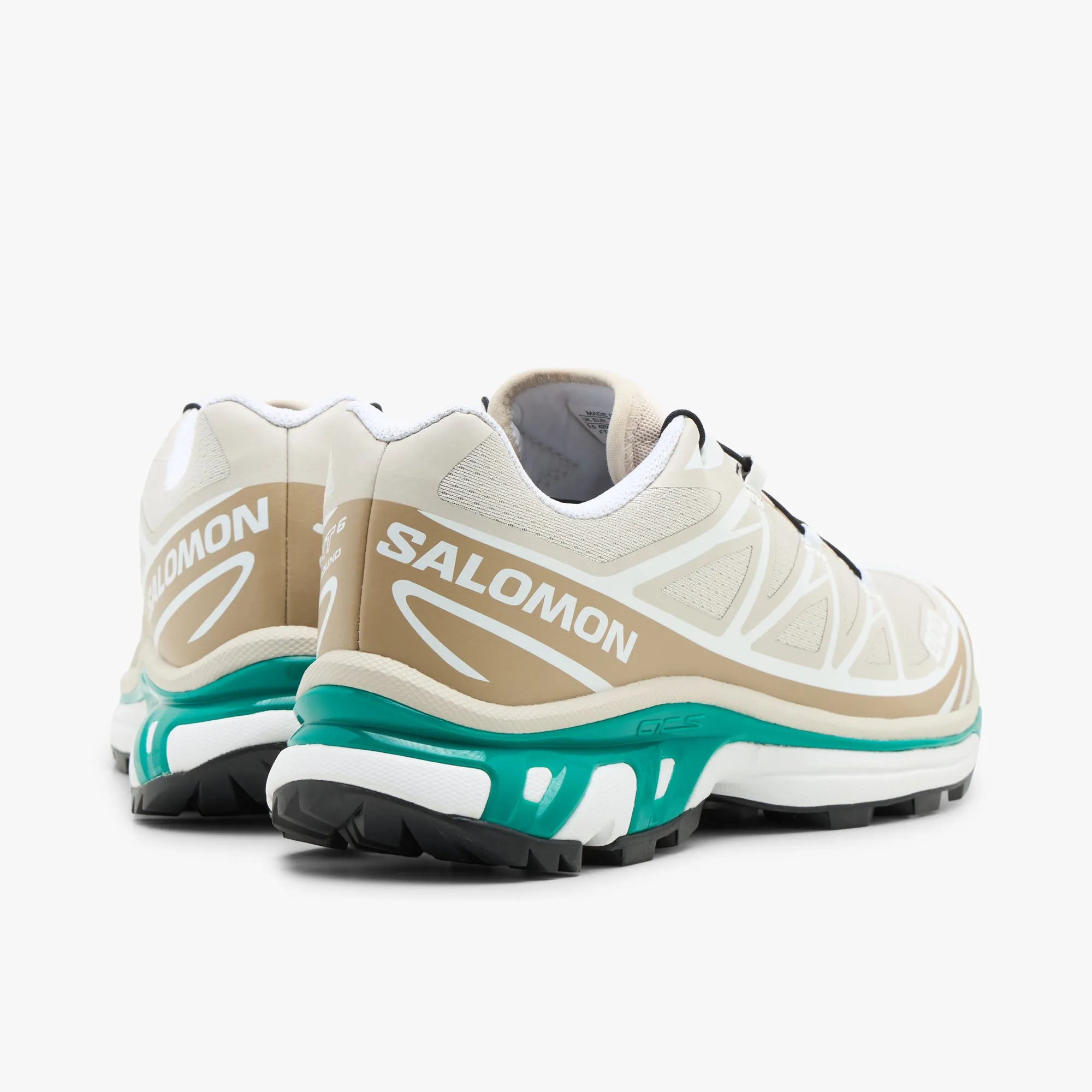 Salomon XT-6 Rainy Day / Chinchilla - Dynasty Green Lift Up Style Base
