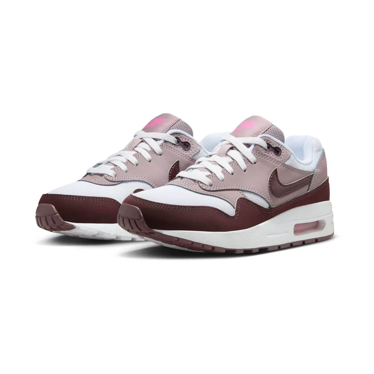 Nike Air Max 1  'Light Violet Burgundy Crush' Big Kids' Shoes Trail Walk