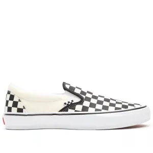Sport Step Free Ride Vans Skate Slip On - Checkerboard Black/White
