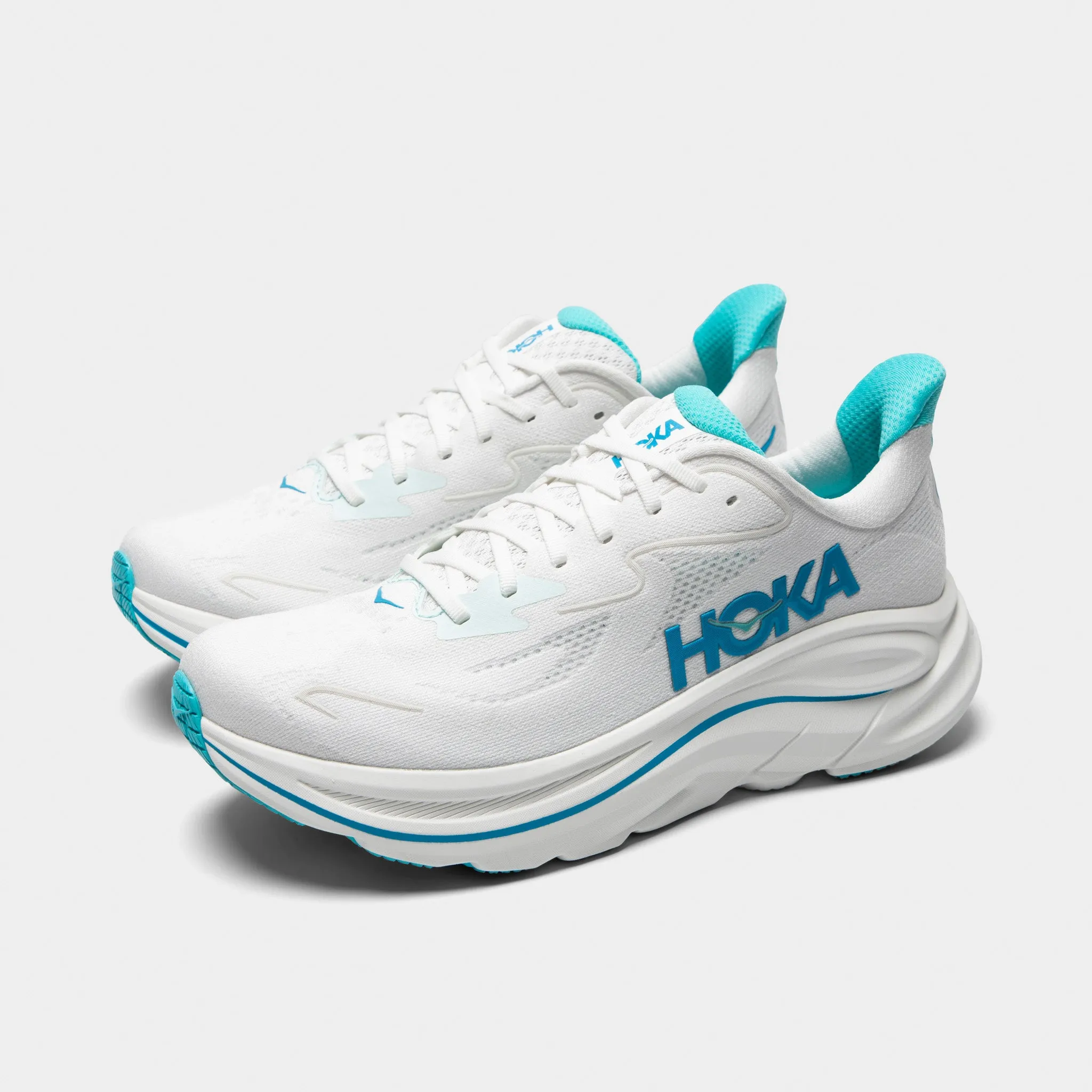 Maximum Stability Hoka Clifton 10 White / Silver