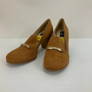 Shoes Heels Block By Jones New York In Tan, Size: 9 Chunky Heel Summer Wedding Heels