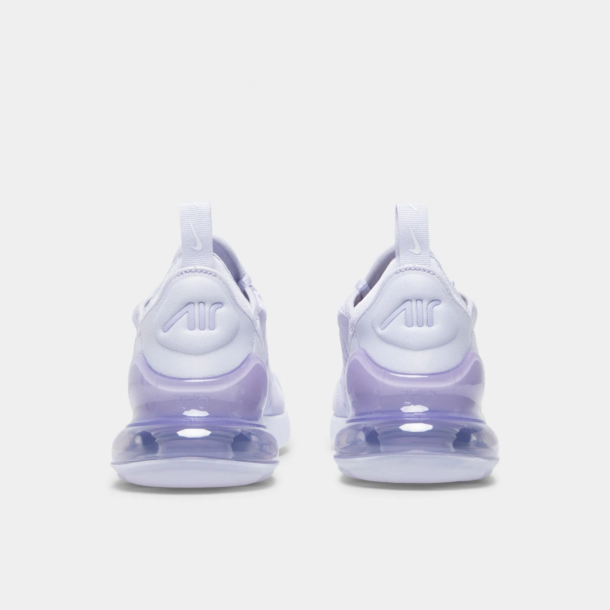 running with a group Nike Women's Air Max 270 Amethyst Tint / White - Amethyst Tint