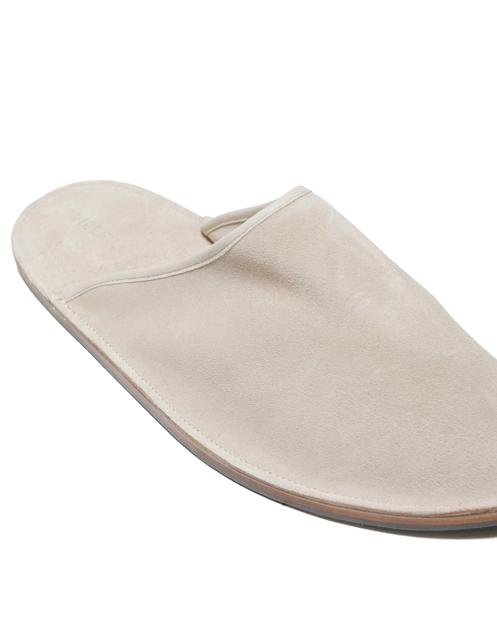 Viberg Slide Parchment Janus Calf Suede high - cut indoor shoes