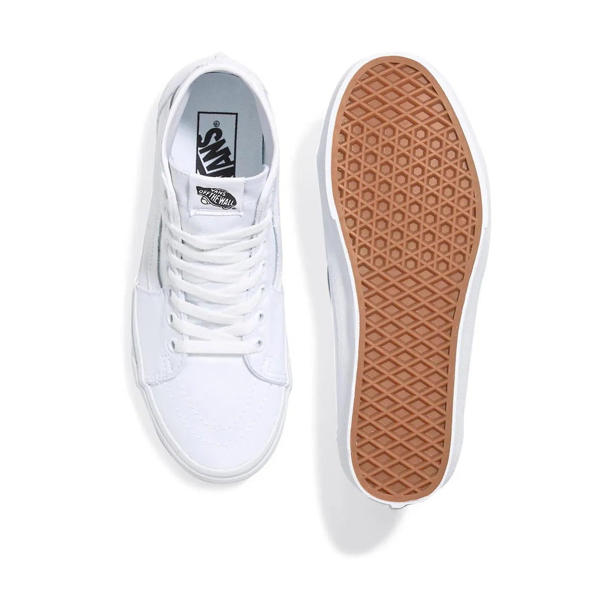 Sk8-Hi Canvas 'True White' Unisex Shoes Motion Balance