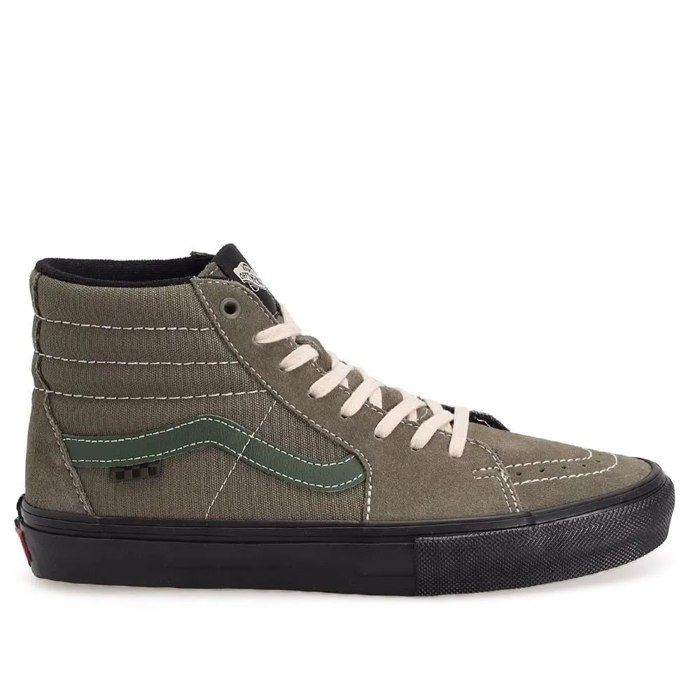 On The Go Fit Vans Skate Sk8-Hi - Green Olive