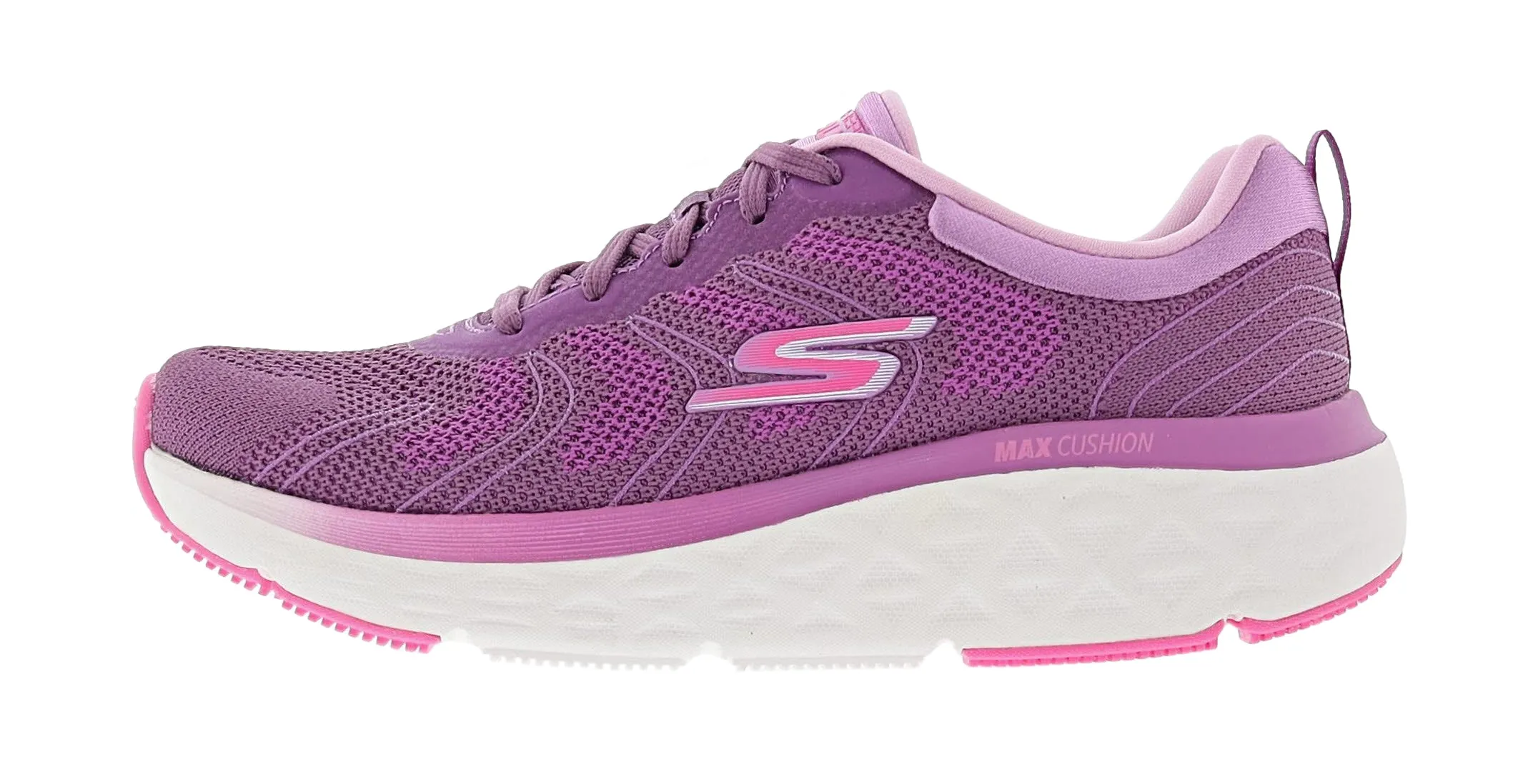 Skechers Women's Max Cushioning Delta Comfort Running Shoes competition equipment perforated - upper shoes