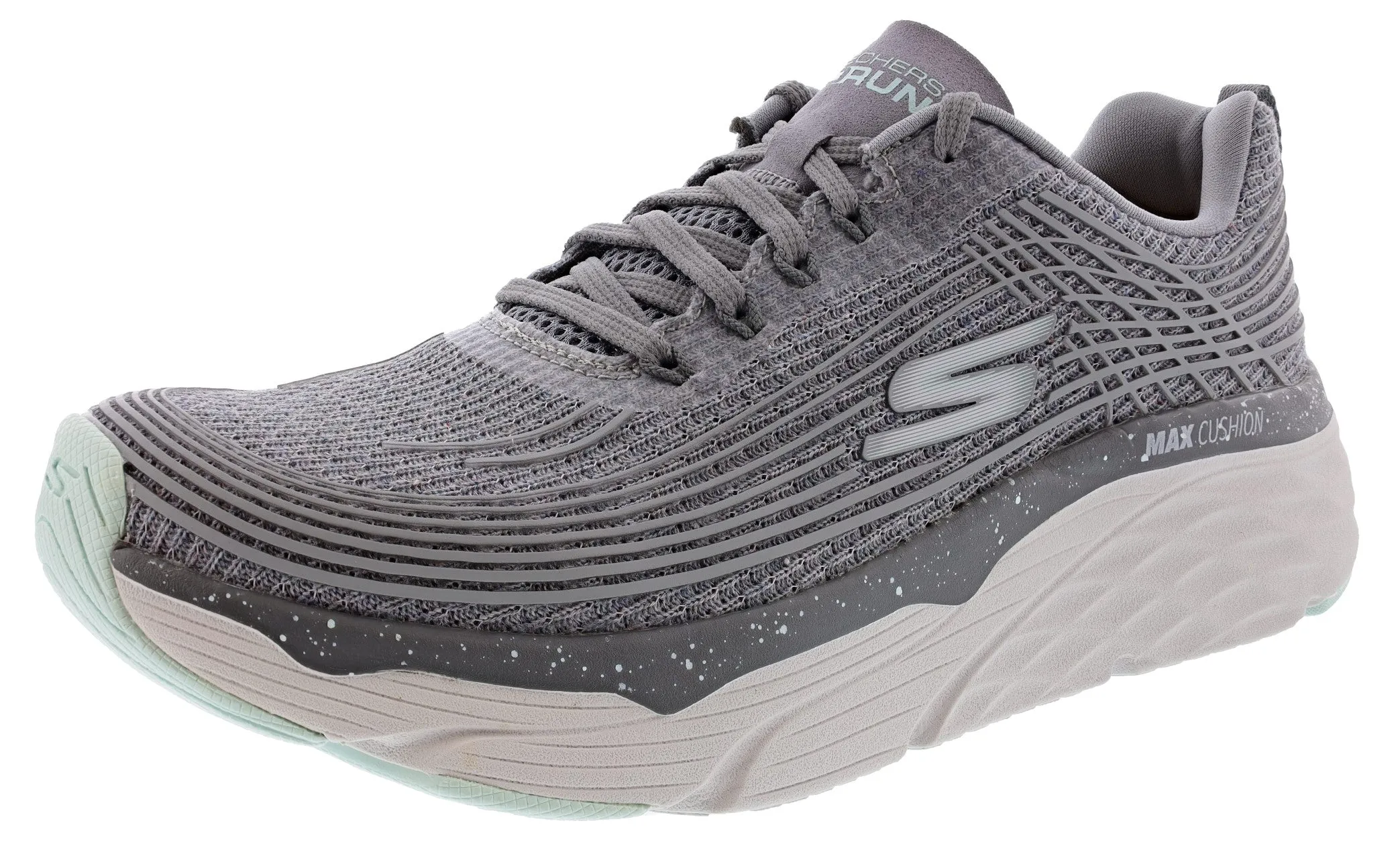 Skechers Women's Max Cushioning Elite Your Planet Running Shoes triathlon - running shoes brooch - decorated running shoes