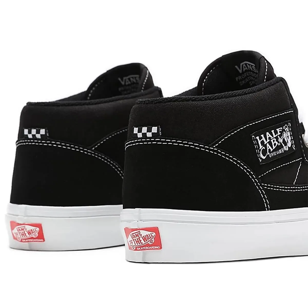 Vans Skate Half Cab - Black/White Fast Ride Fit