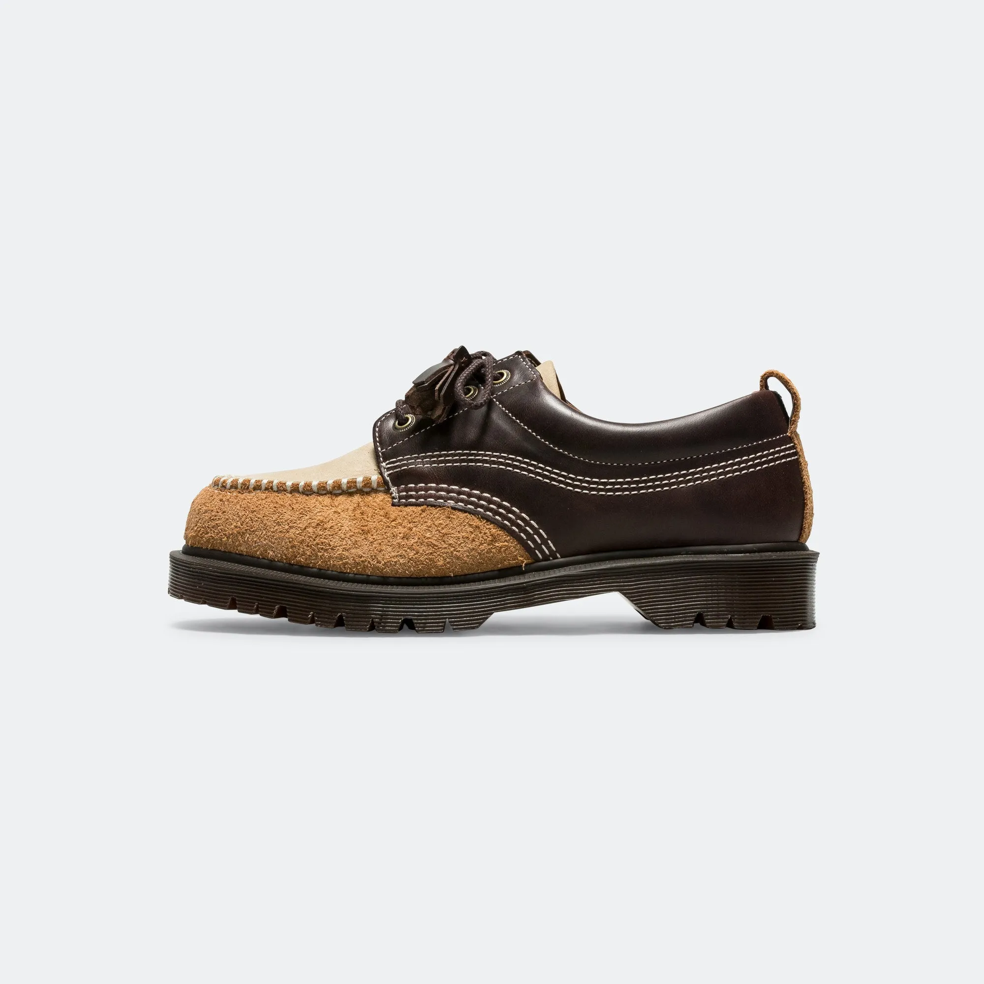 Metal Edge Lowell Shoe - Dark Brown/Light Tan