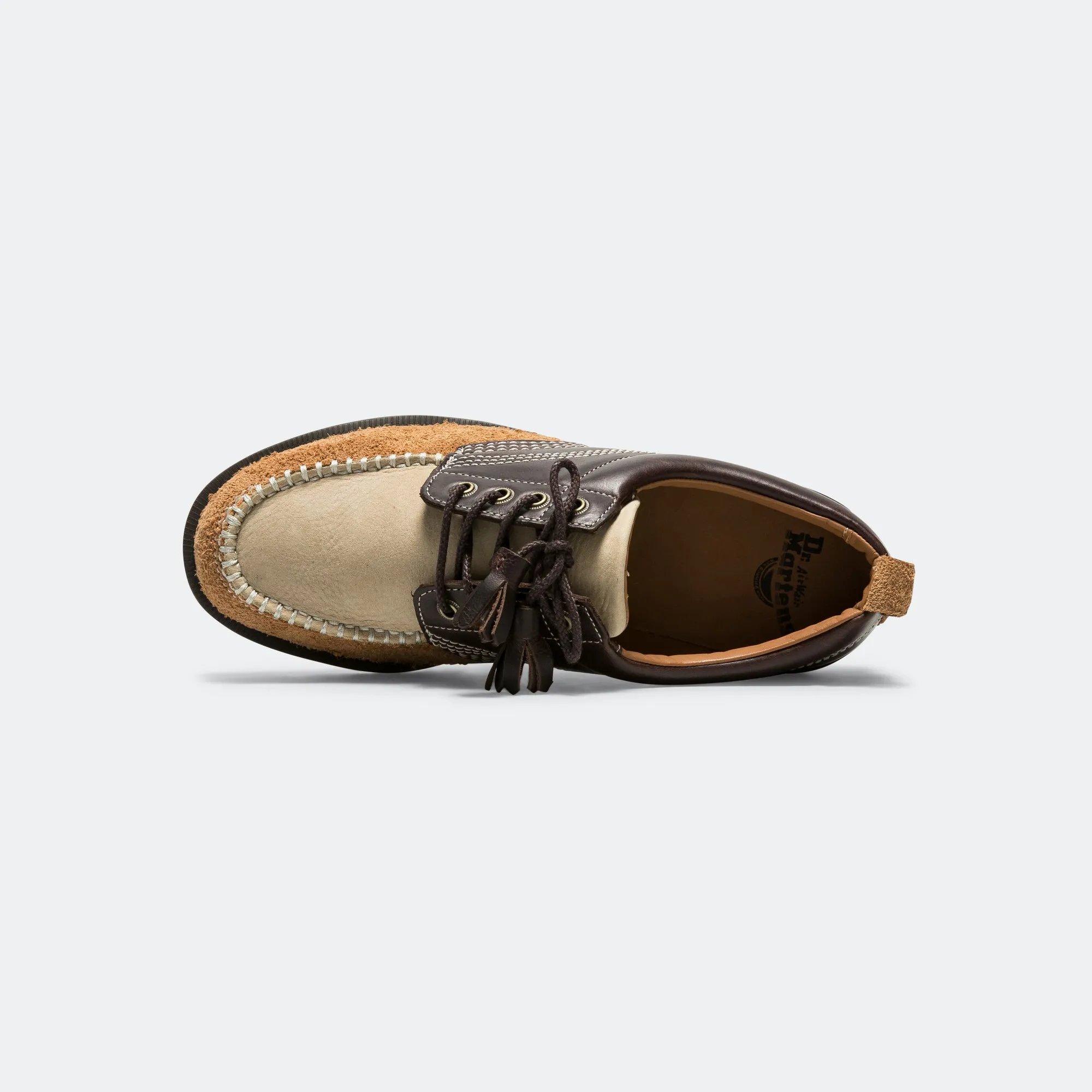 Leg Long Energy Rise Lowell Shoe - Dark Brown/Light Tan