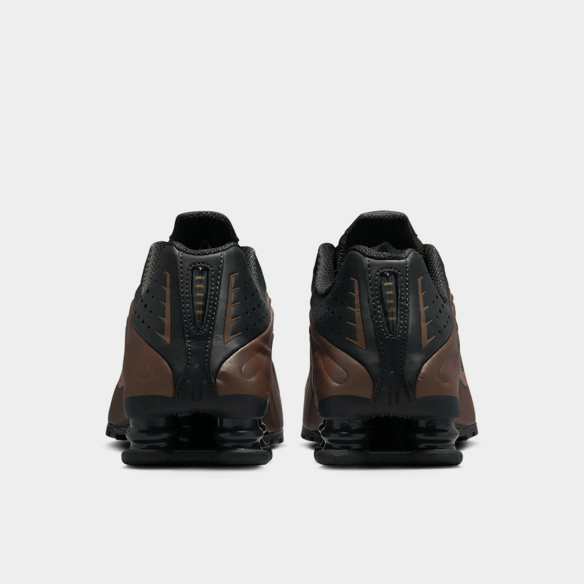 Nike Women's Shox R4 Off Noir / Off Noir - Ironstone lightweight upper shoes aerobic running wear