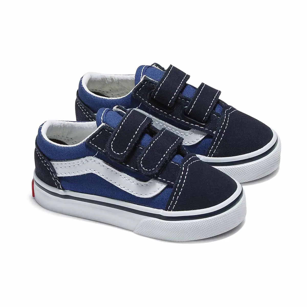 Padded Footbed Firm Heel Base Old Skool Toddler Shoes