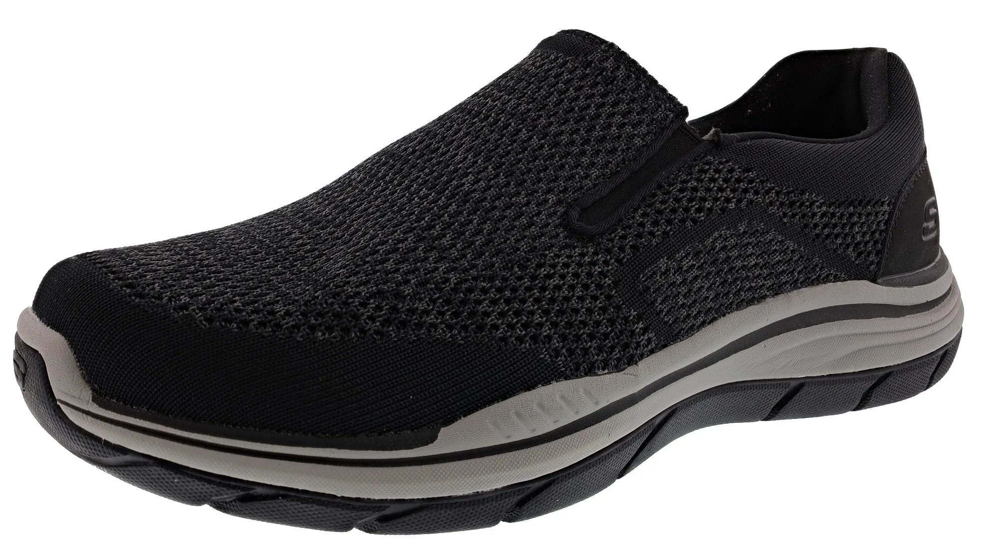 Skechers Men's Relaxed Fit:Expected 2.0 Arago Memory Foam Walking Shoes Morton's neuroma relief leatherette