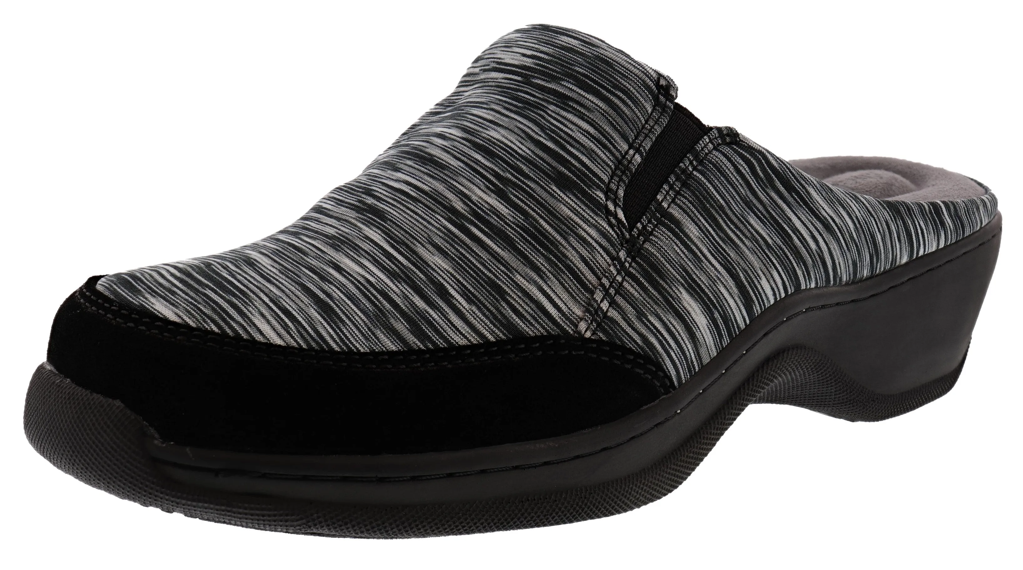 Softwalk Women's 2E Wide Width Slip On Clogs Slip Friendly Fit Anytime