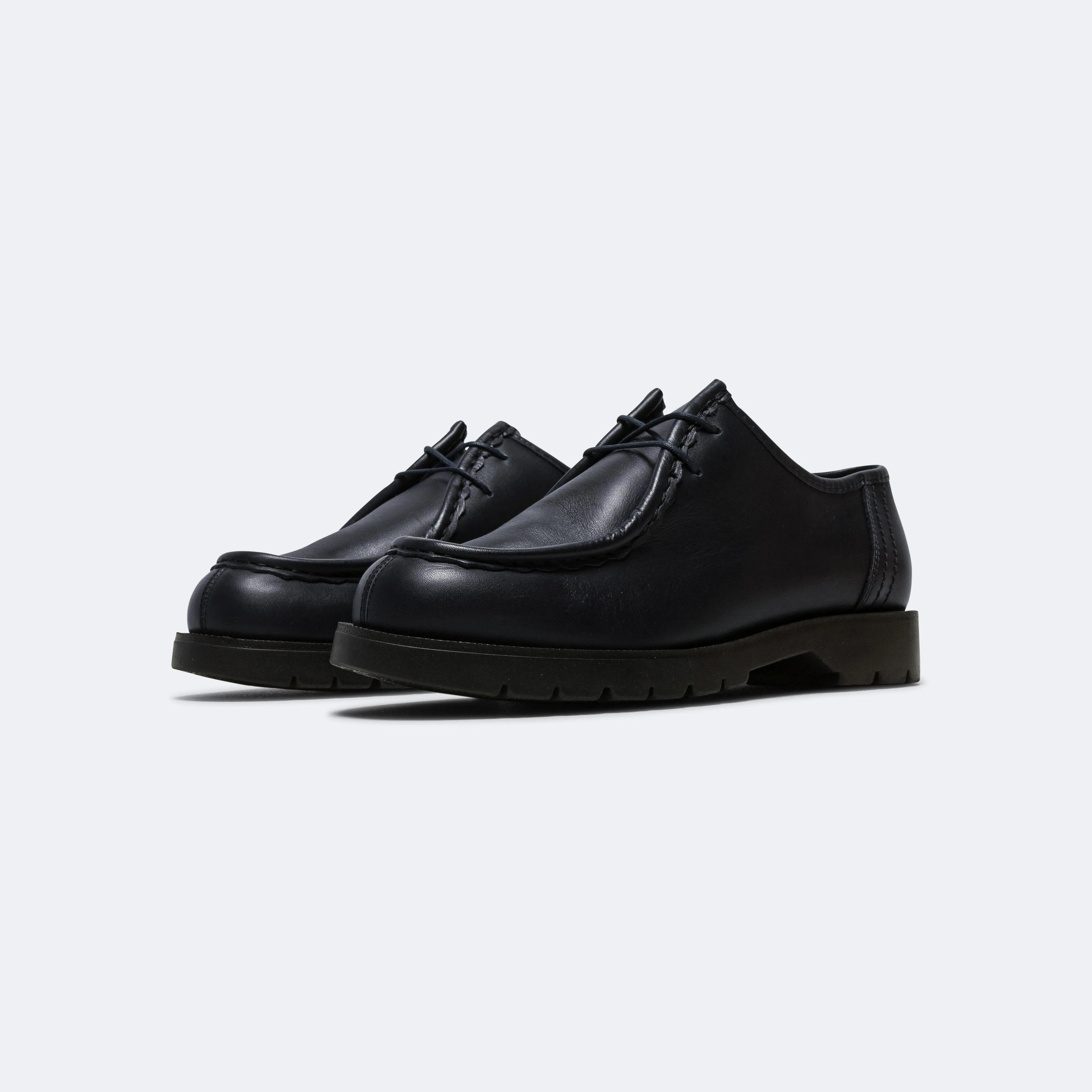 Padror - Navy Metal Edge Leather Touch