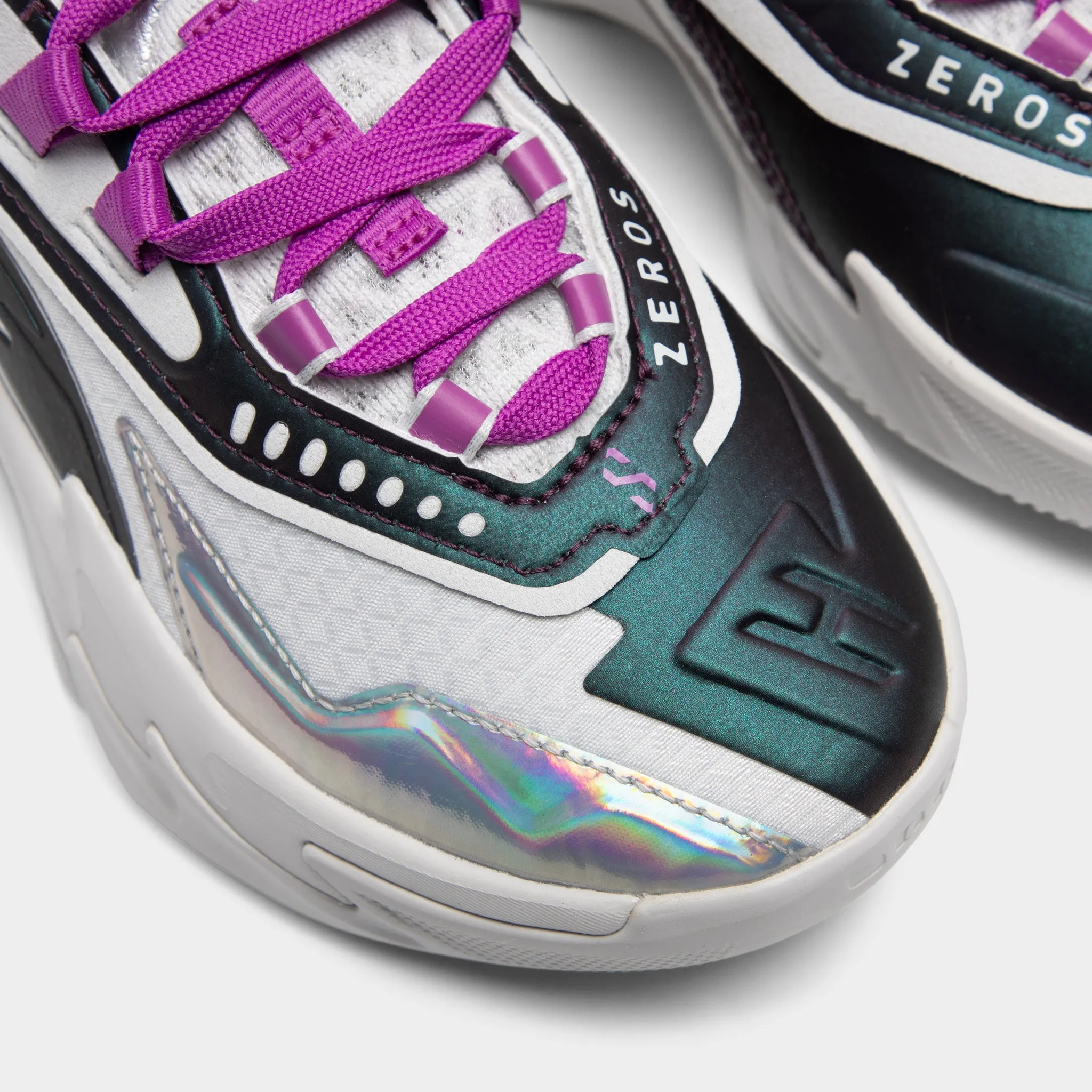 Spin Quick PUMA Juniors' Scoot Zeros II "Sterling" Feather Gray / Wild Berry