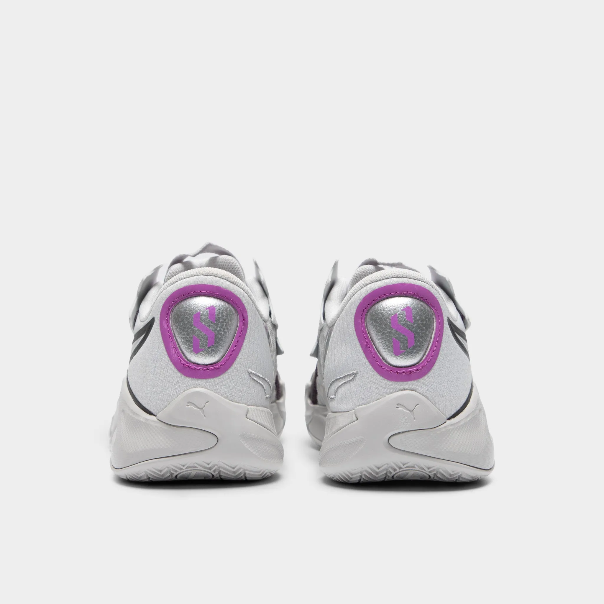 Abrasion   Resistant PUMA Juniors' Scoot Zeros II "Sterling" Feather Gray / Wild Berry