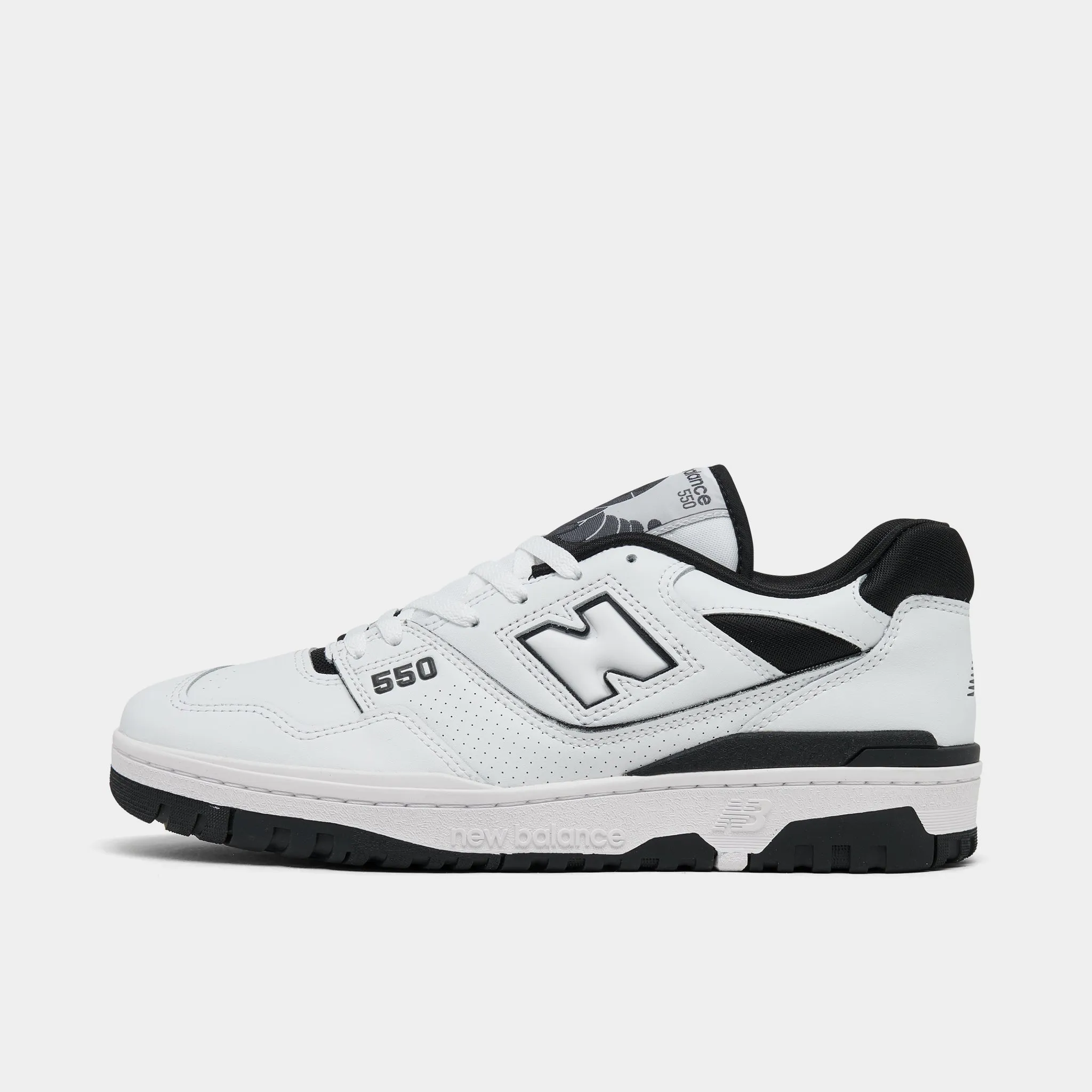 New Balance BB550HA1 White / Black Lockdown Strap Integration