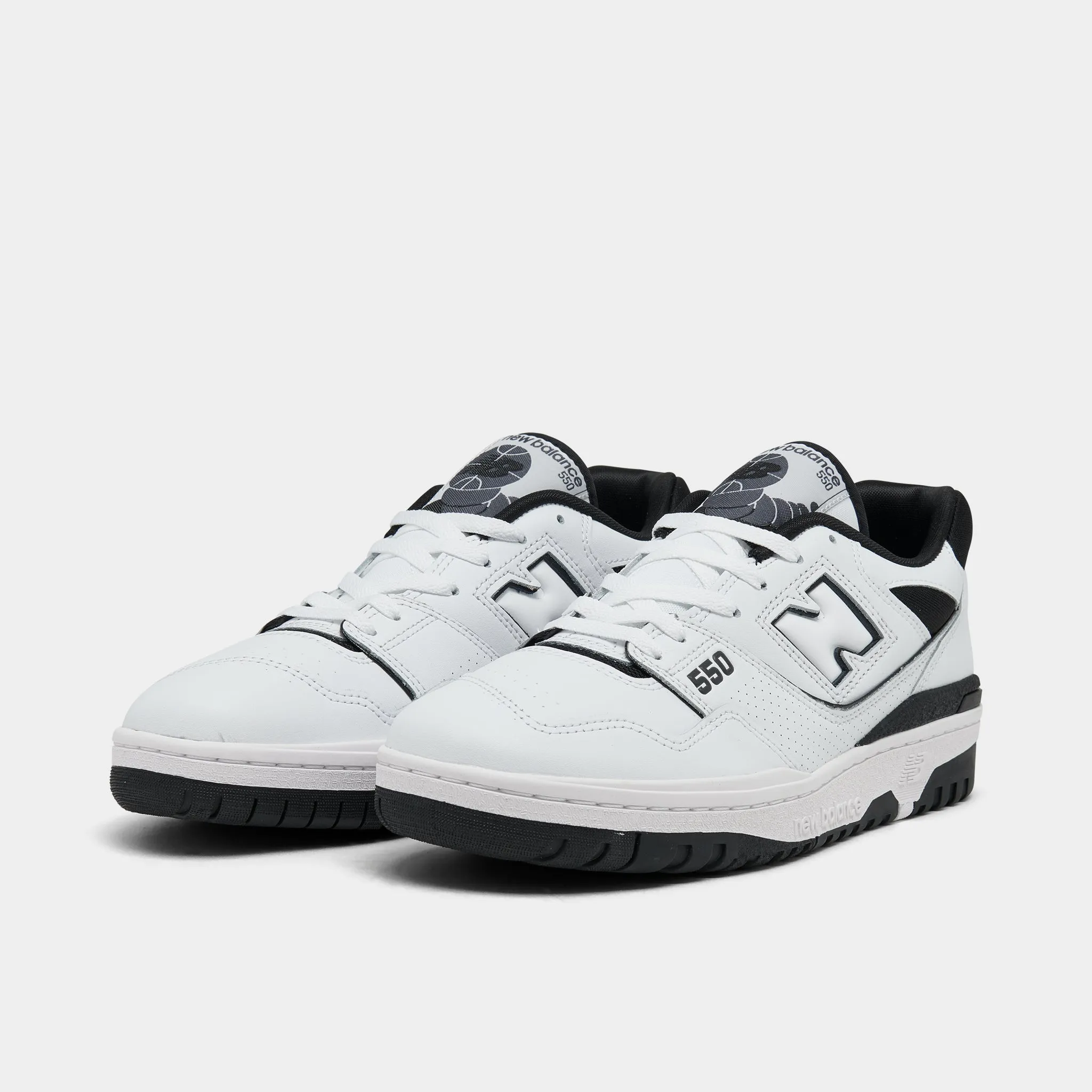 New Balance BB550HA1 White / Black Microfiber Layered Lining