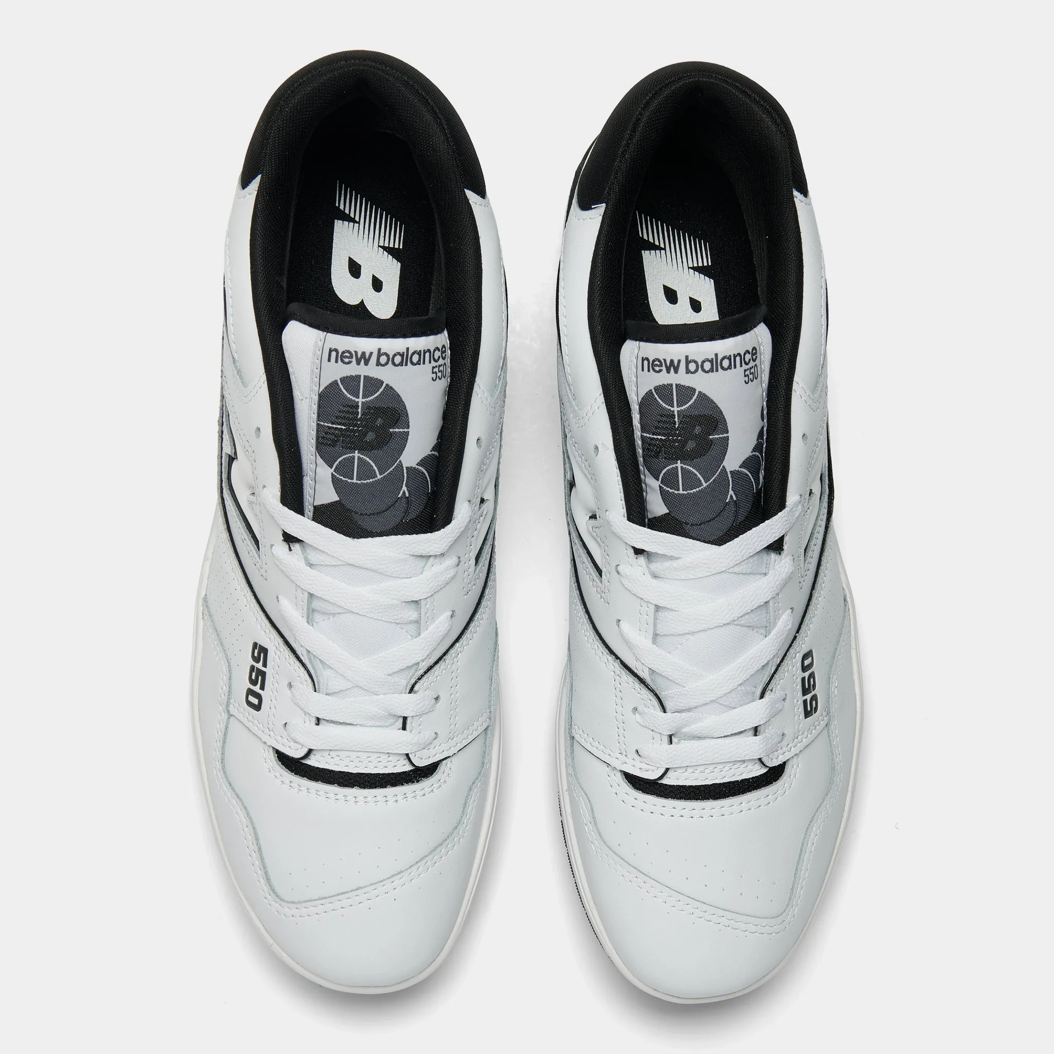 New Balance BB550HA1 White / Black Anatomical Arch Hold