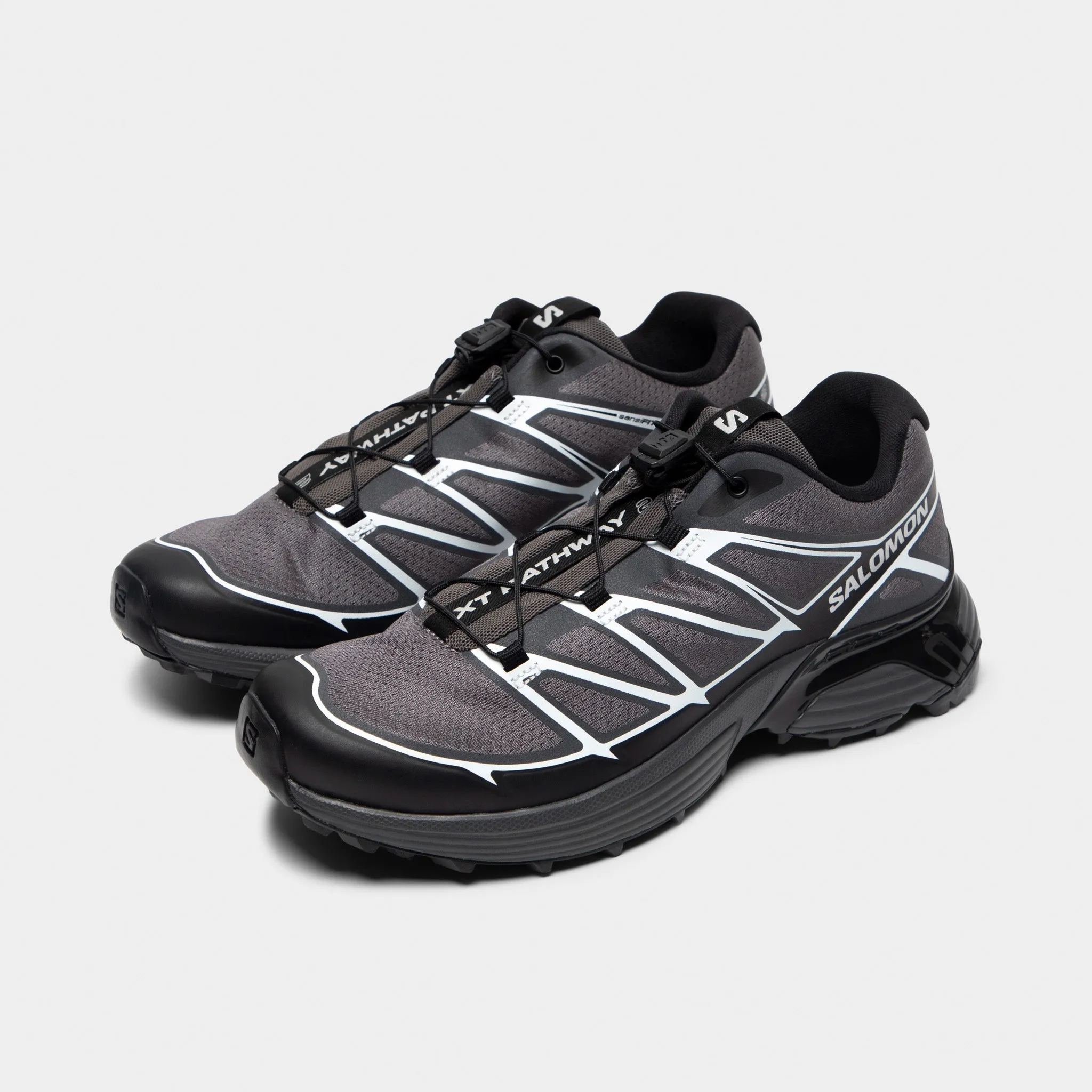 countryside running shoes lace - up running option Salomon XT-Pathway 2 Castlerock / Black - Asphalt