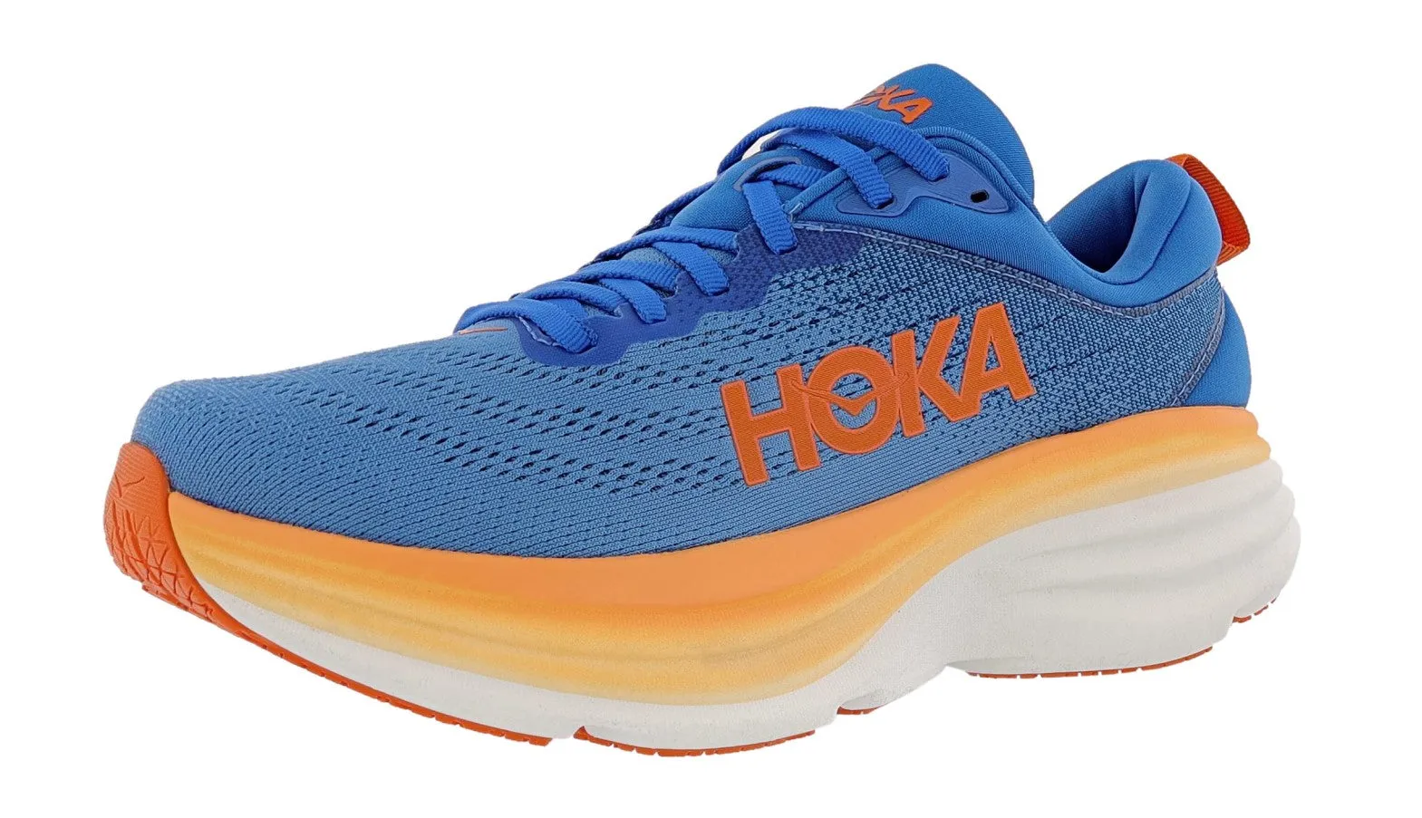 moisture - wicking footwear running for leisure shoes Hoka Men's Bondi 8 Ultra Cushioned Walking & Running Shoes
