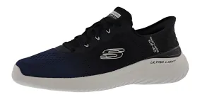 Skechers Men's Bounder 2.0 Tellem Lace Up Hands Free Slip Ins Walking Shoes Trekking Trip City Stroll