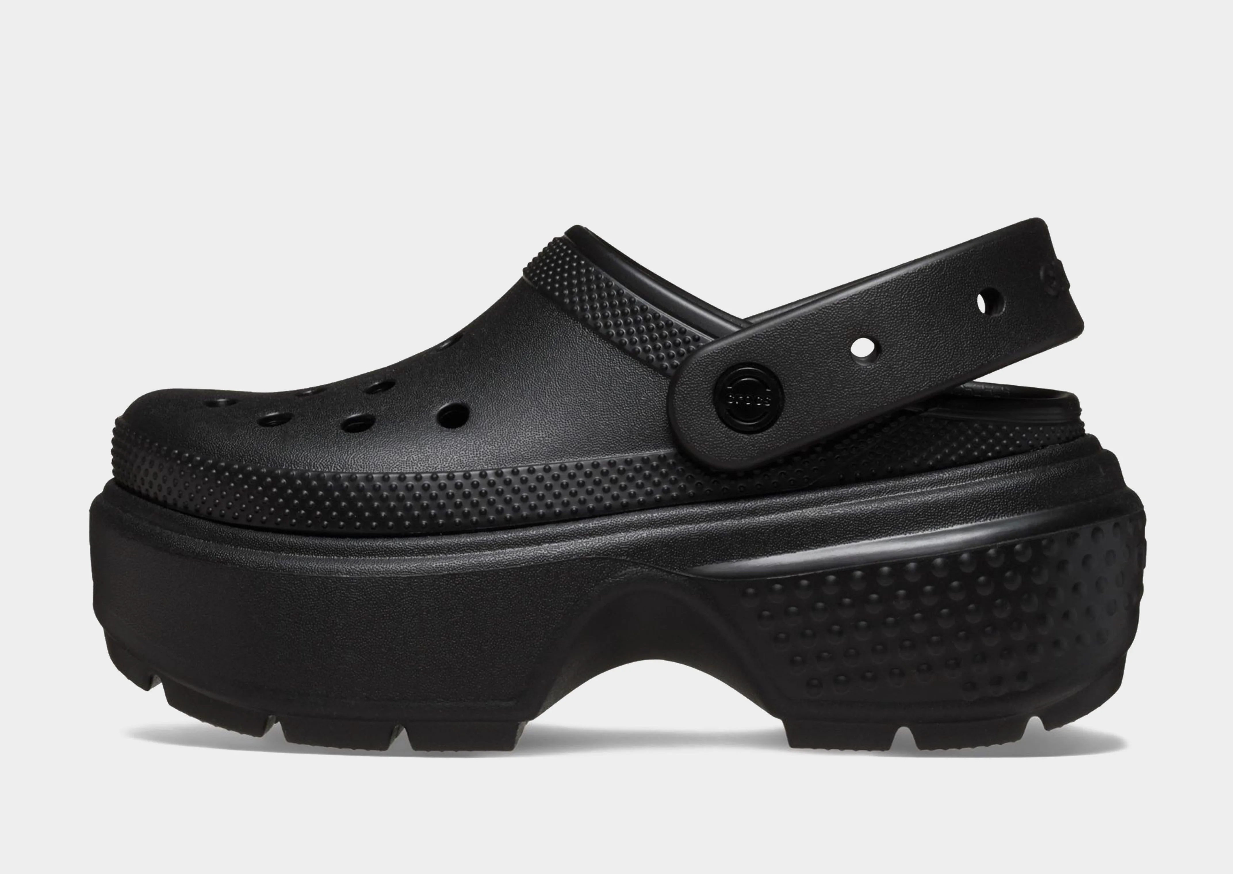Elastic Strap Smooth Walk Stomp Clog Women's