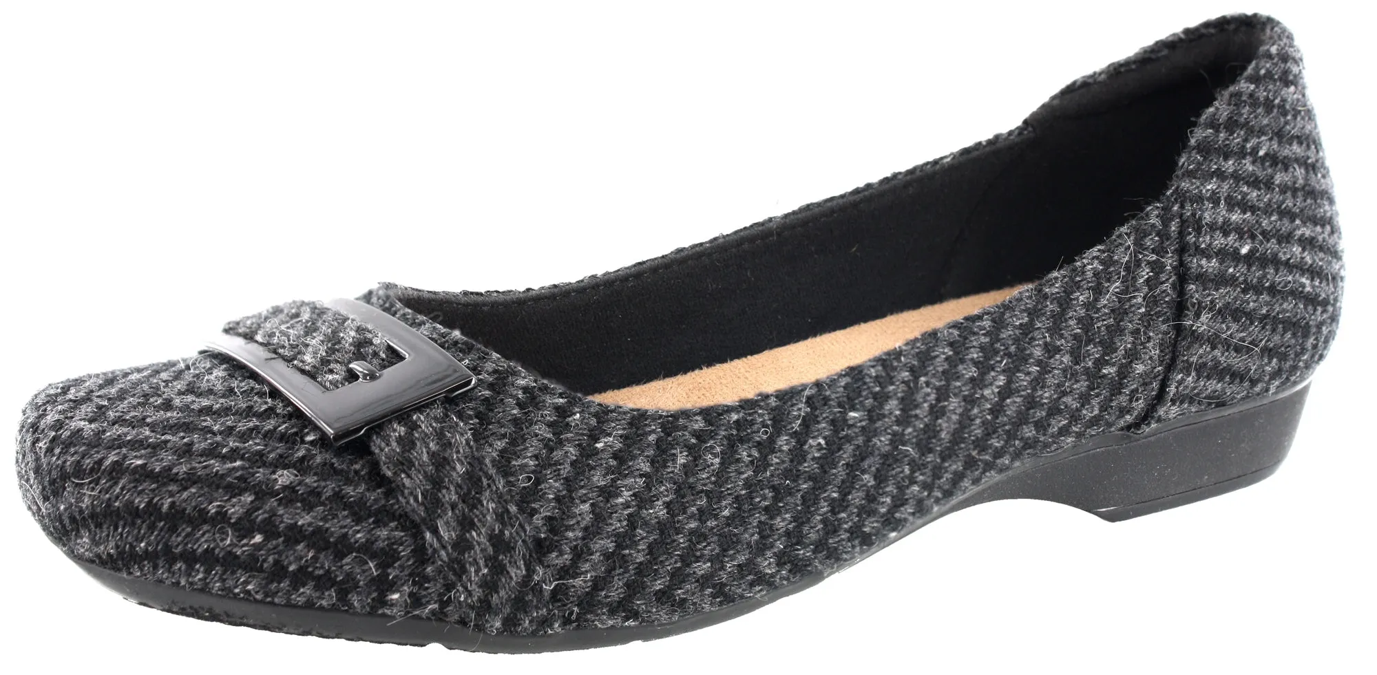 Joy Path Clarks Womens Blanche West Dress Flats with Arch Support