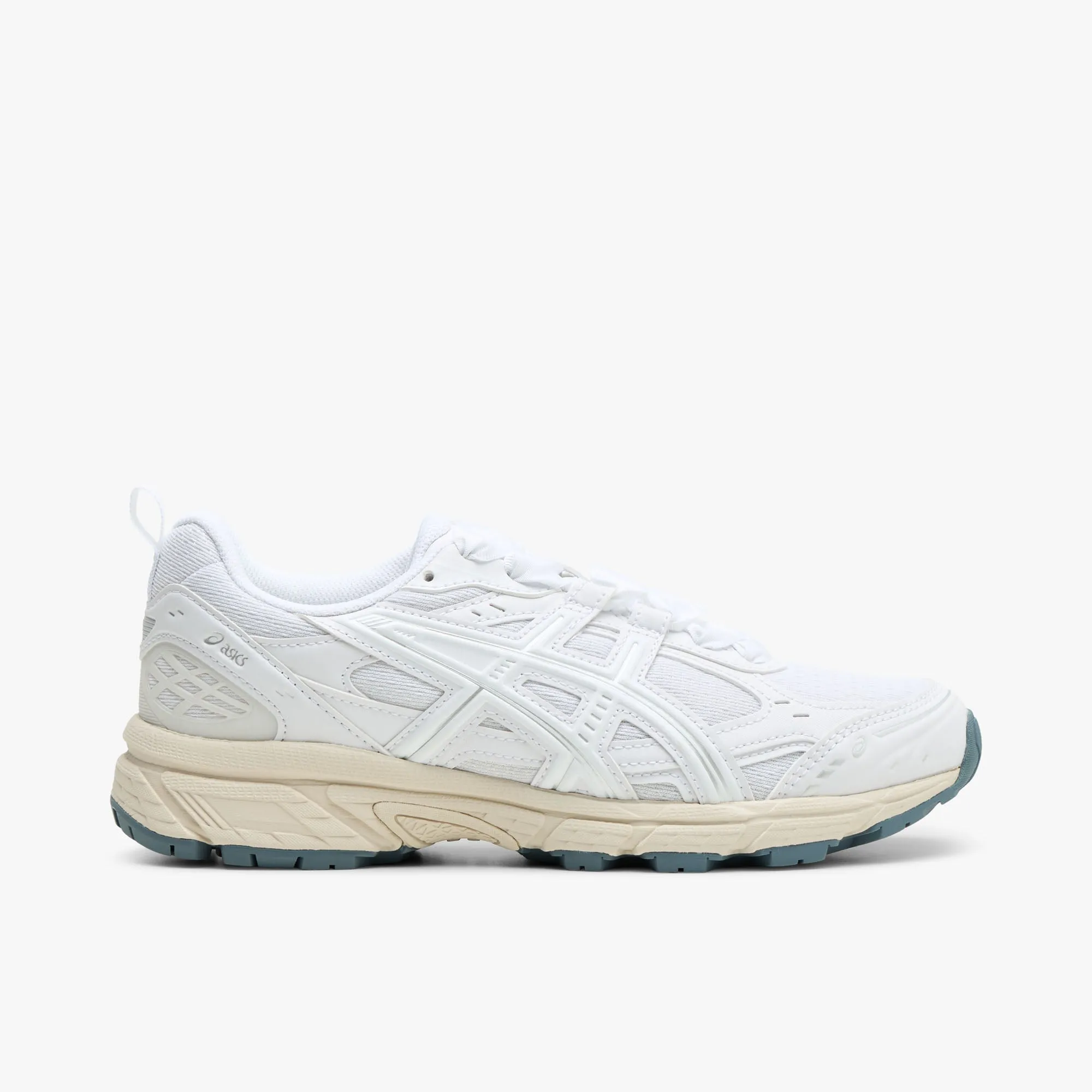 Asics Gel-Nunobiki White / Pure Silver foot - flexibility running shoes