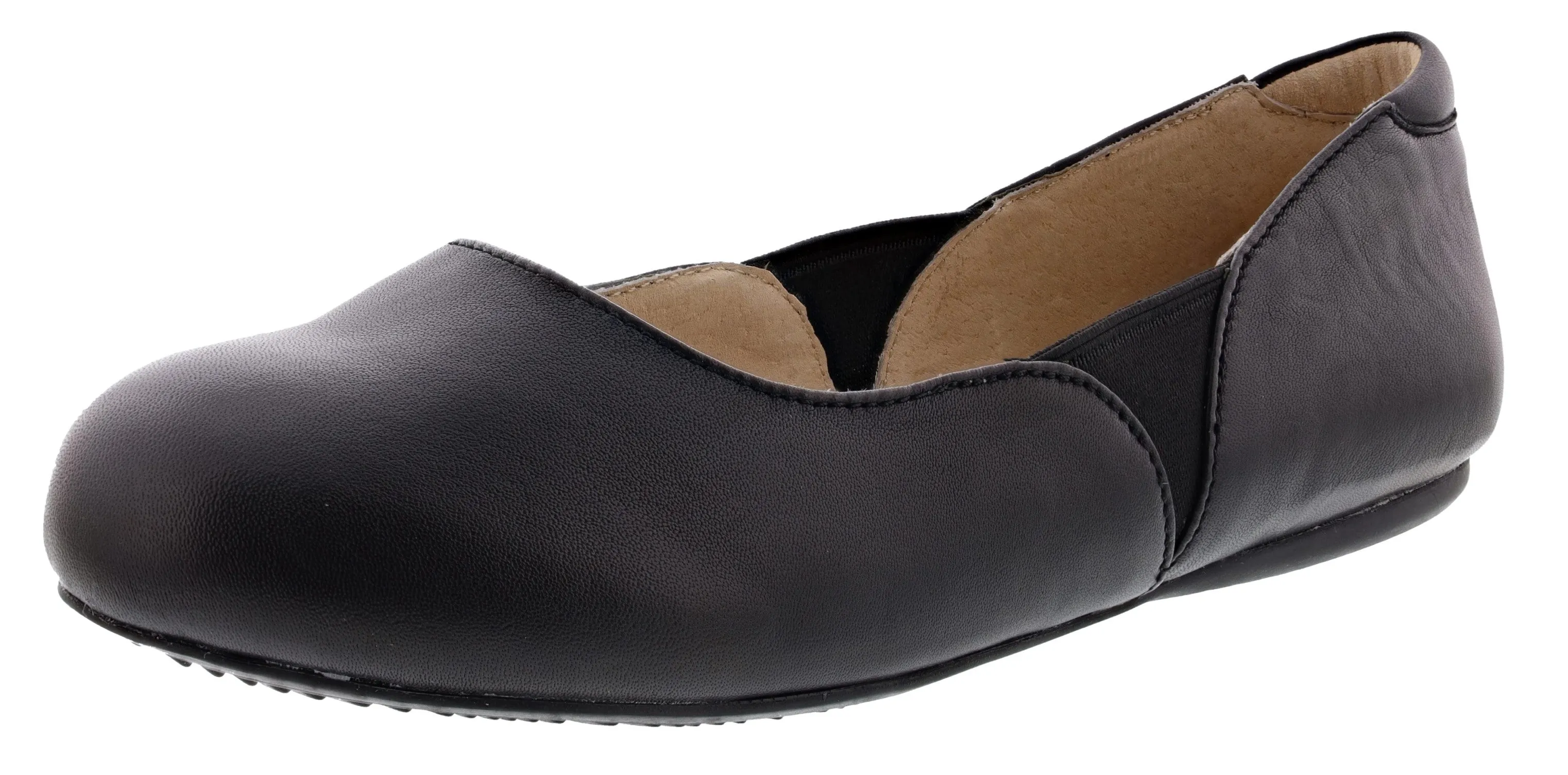 Softwalk Women's Norwich Slip On Ballerina Flats Coral Glow