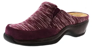 Softwalk Women's Wide Width Slip On Clogs Fit Glow Timeless Appeal