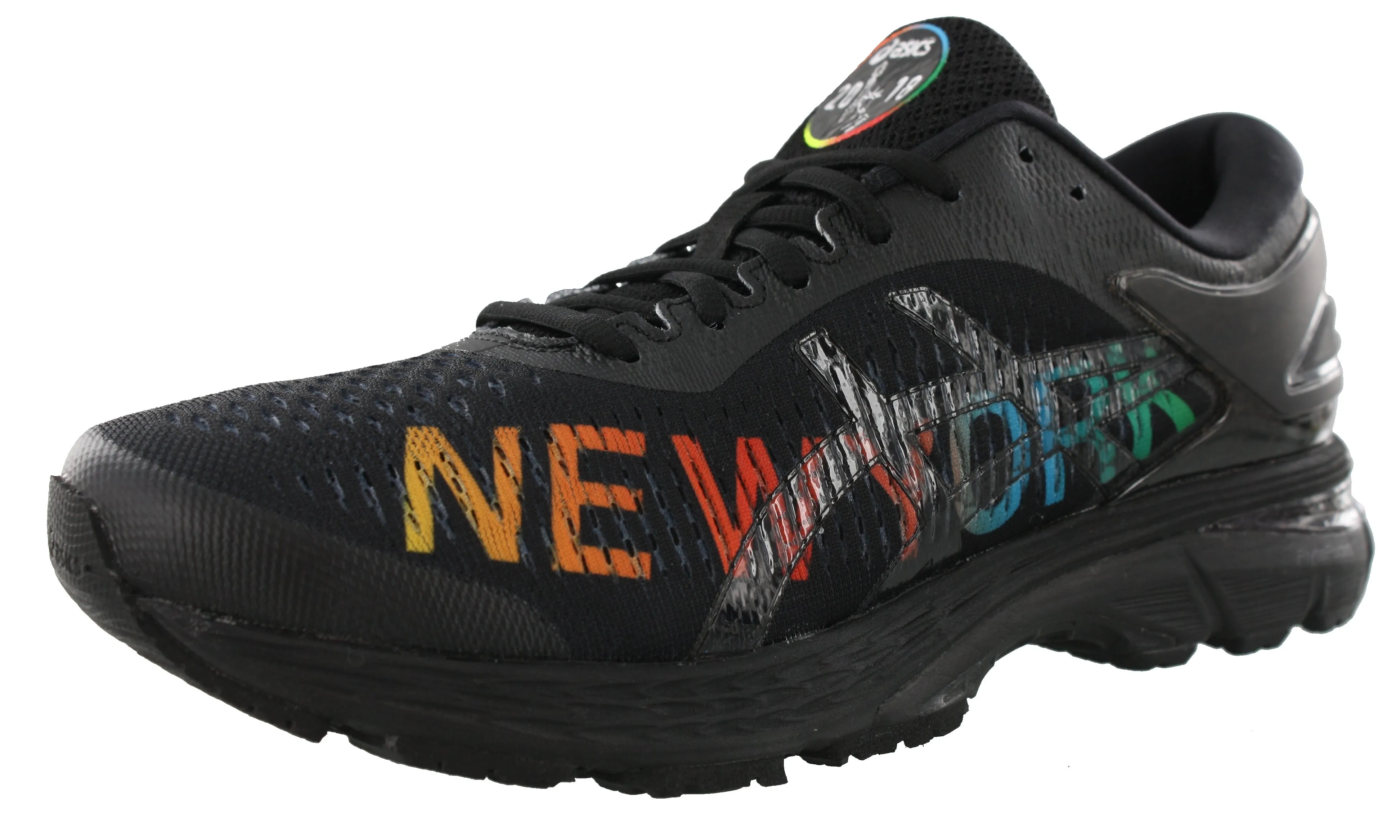Posture aid ASICS Men's Kayano 25 NYC Marathon Wide Toe Box Running Shoes